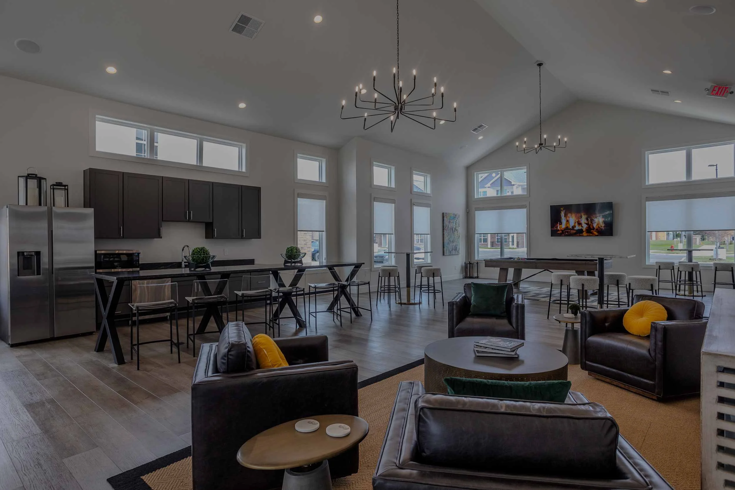 Ecco Park Apartments in Canal Winchester, OH | Resident Lounge