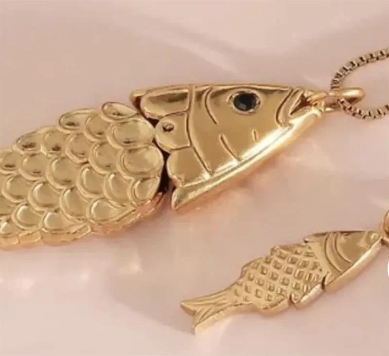 Goldfish Charm | 14k Gold Plated Stainless Steel Pendant