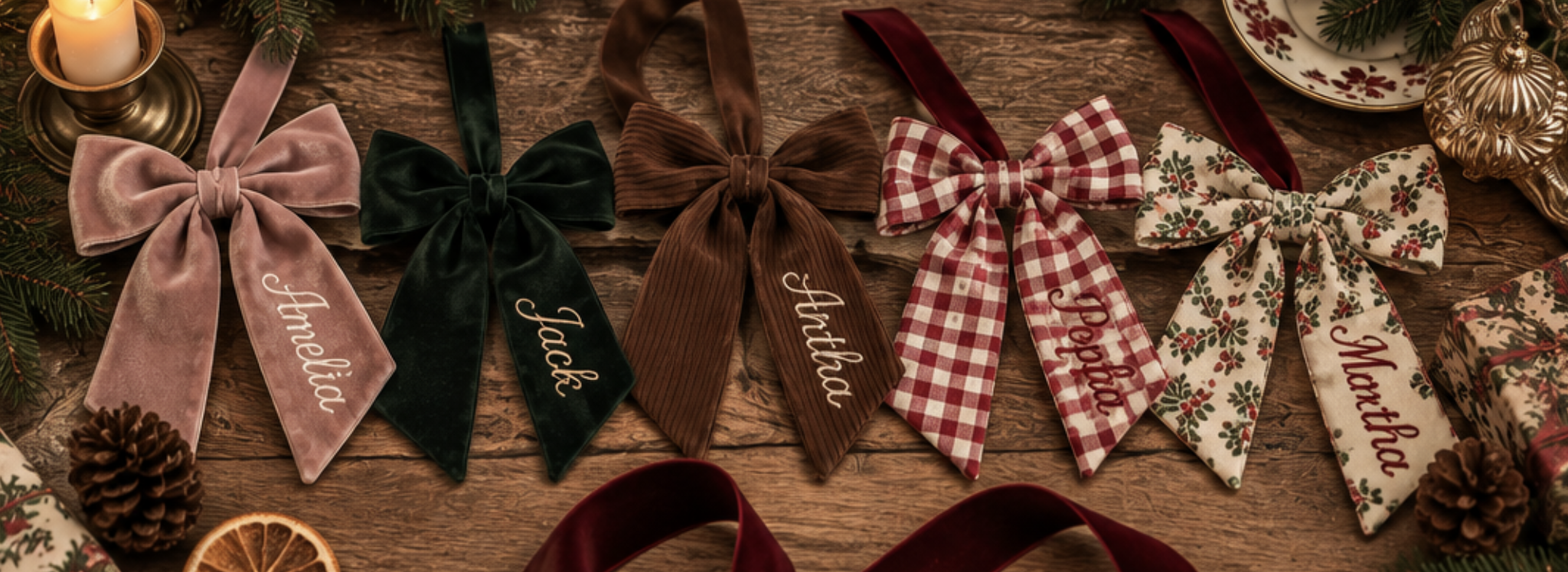 Personalised Bow Ornament