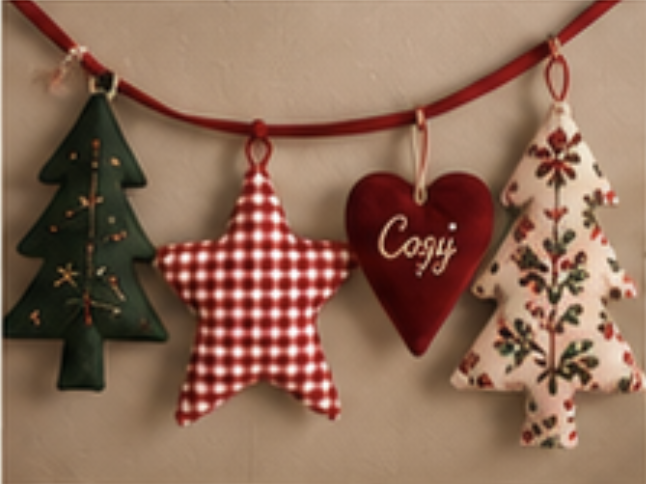 Handmade Christmas Garland