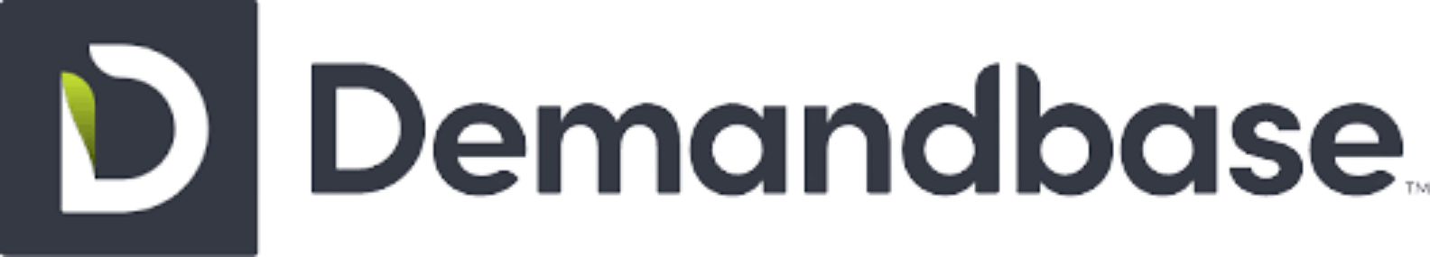 Logo with a stylized letter 'D' in a dark square followed by the word 'Demandaise' in bold, dark font.