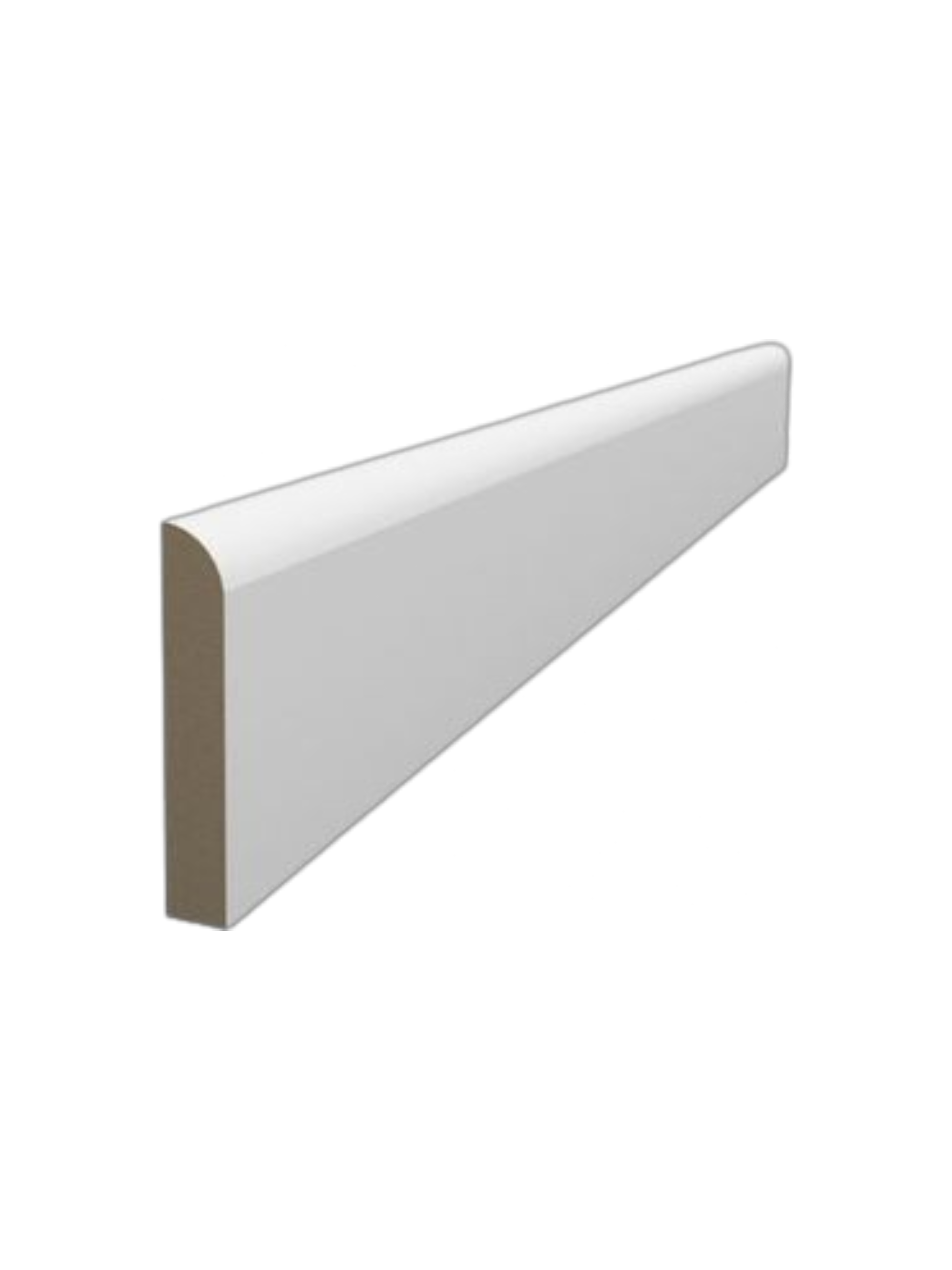 Plinta din MDF alb vopsit, model P1