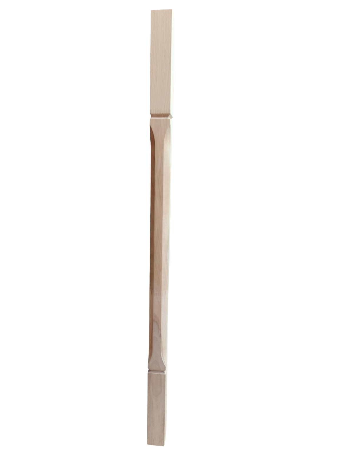 Balustru intermediar din lemn masiv de fag, model P2HX, 1000x40x40(mm)