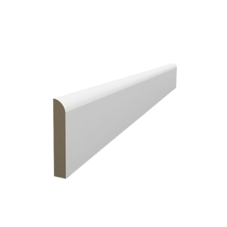 Plinta din MDF alb vopsit, model P1