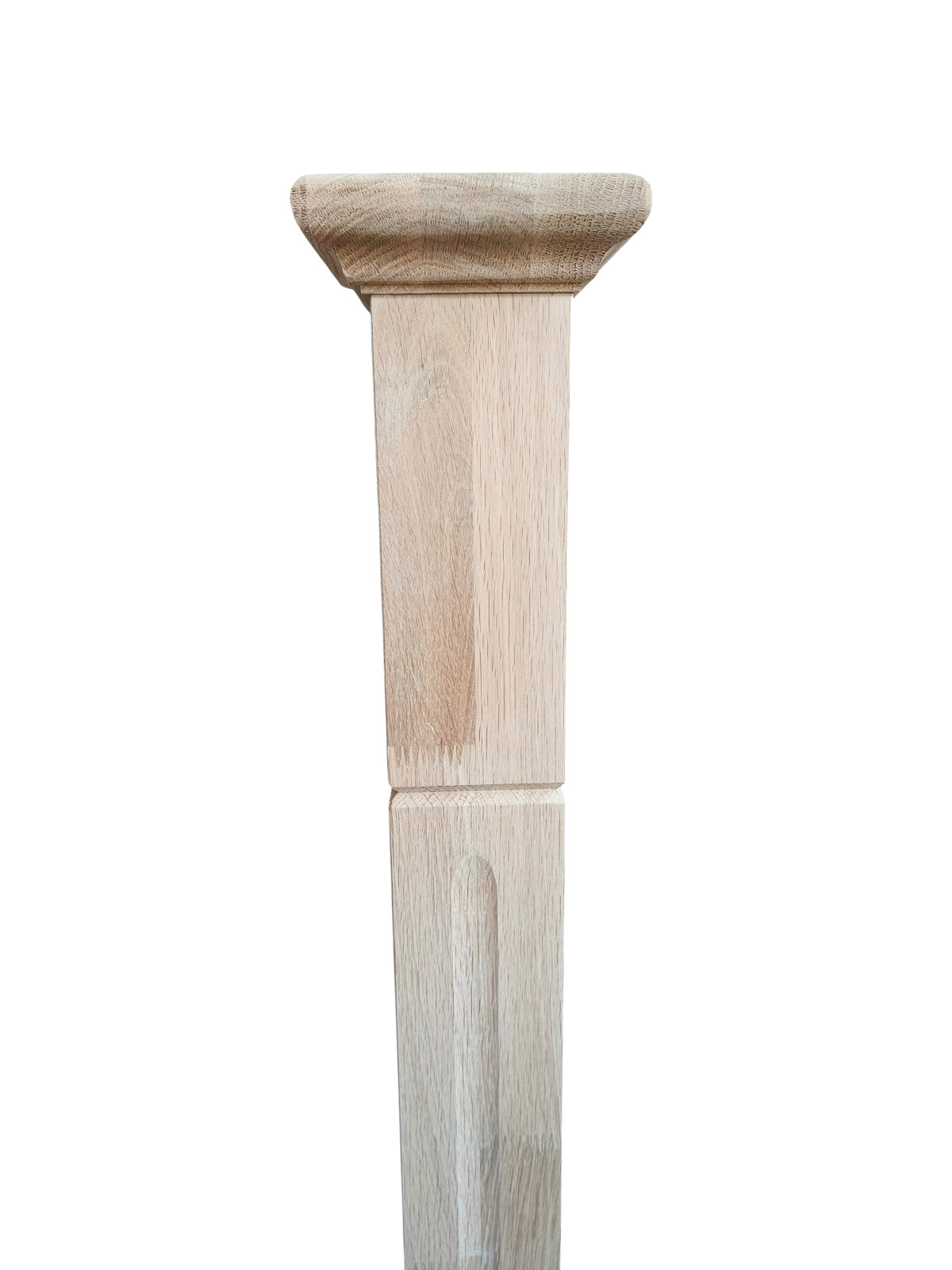 Balustru de capăt din stejar model P2H 1200x70x70 (mm)