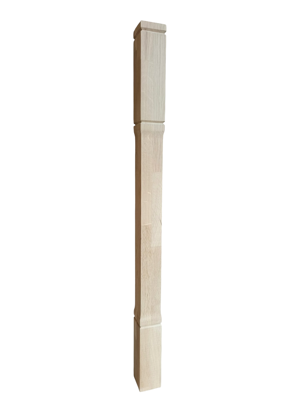 Balustru de capăt din stejar model N1 1200x70x70 (mm)