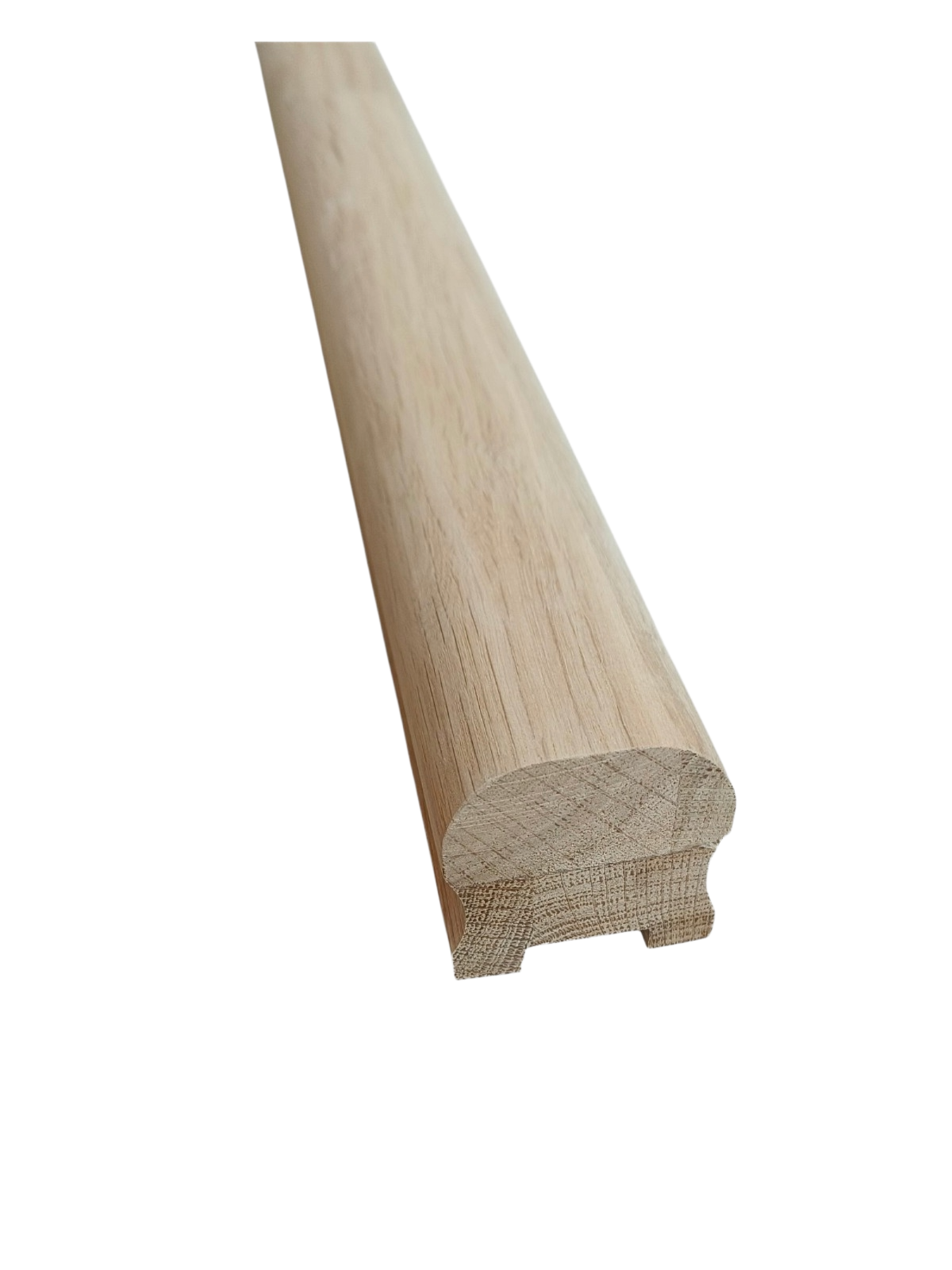Mână curentă de stejar rotunjită omega 2000x60x60 (mm)