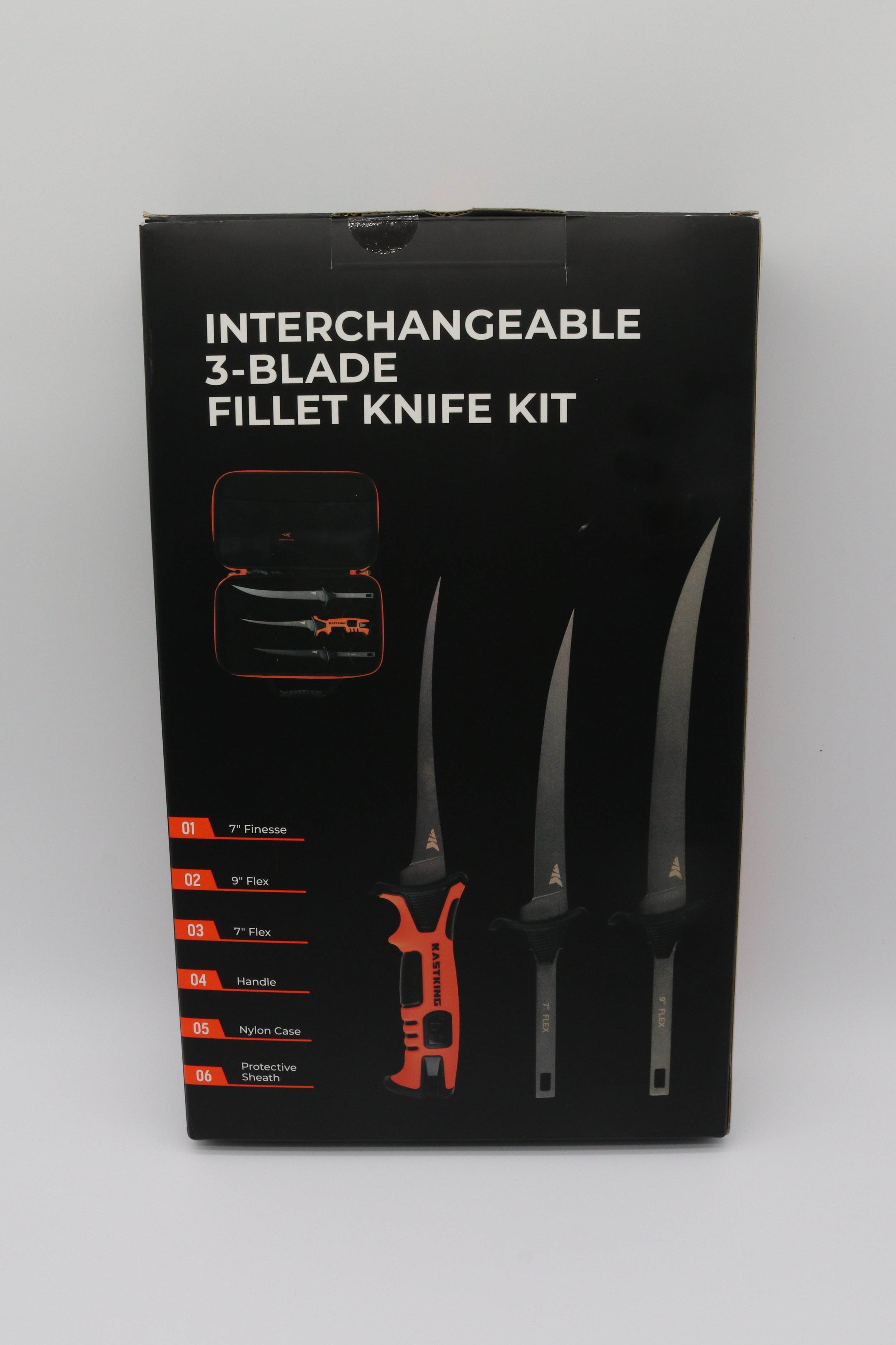 Interchangeable 3-Blade Fillet Knife Kit