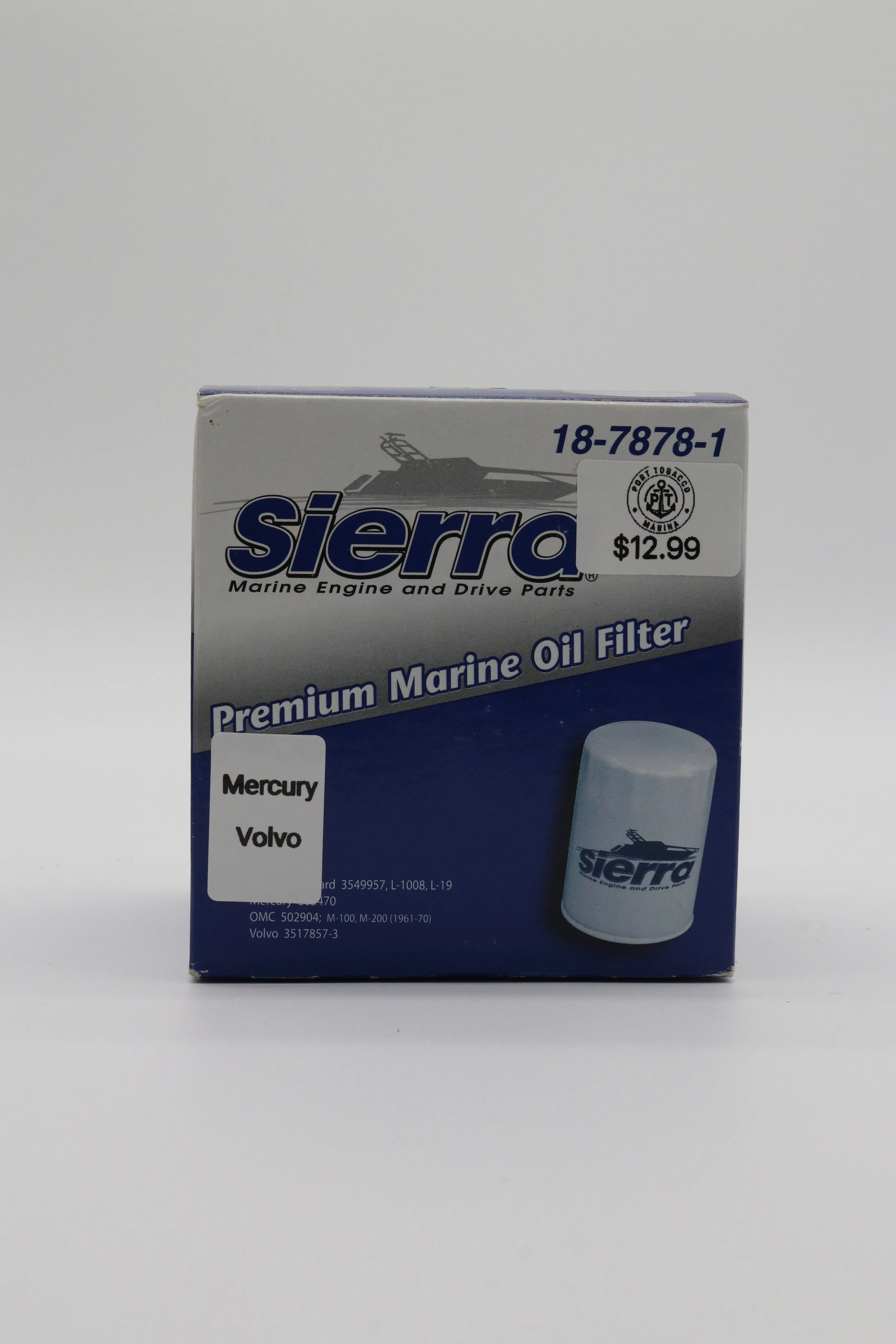 Sierra premium Marine Oil Filter: Mercury, Volvo