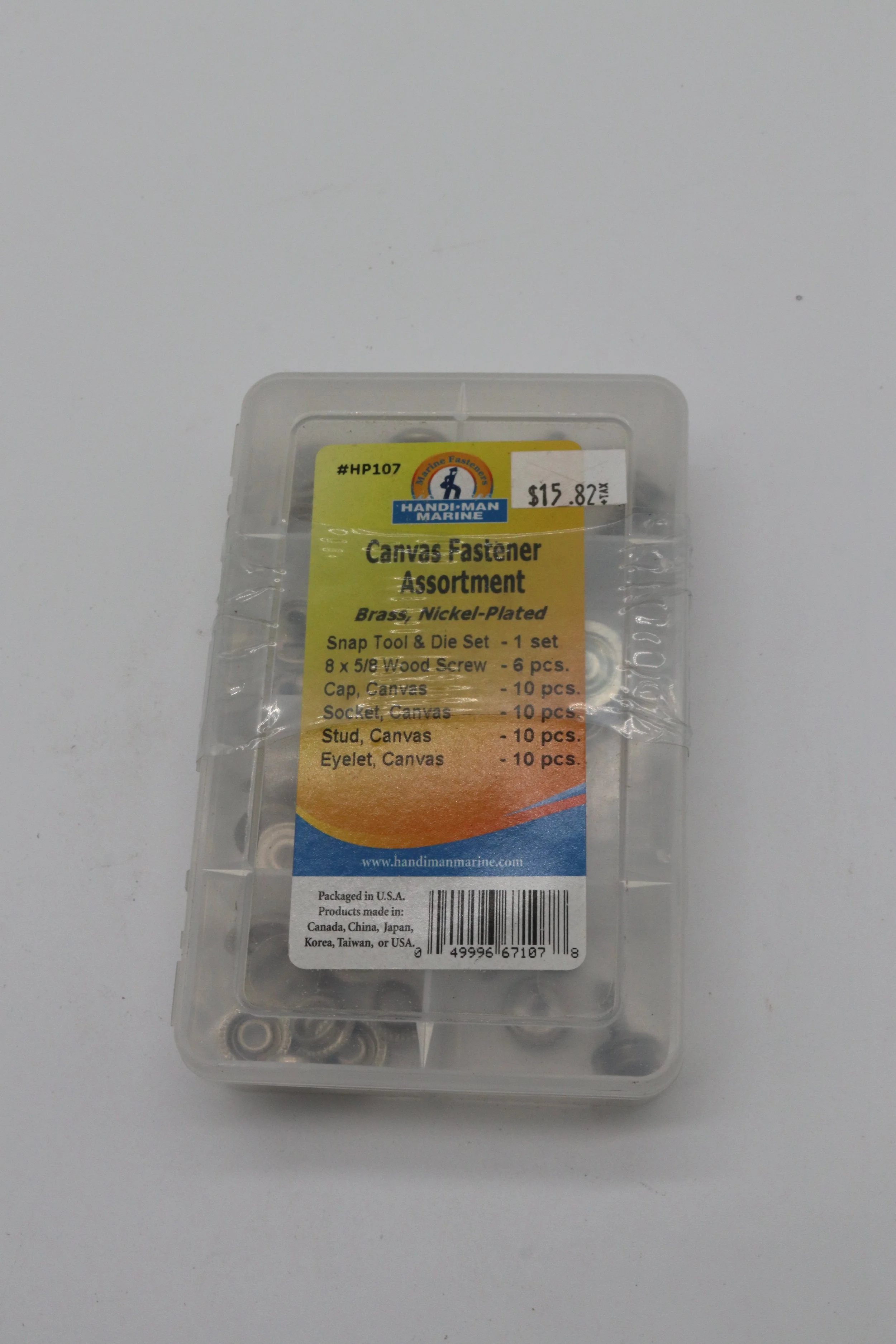 Handi-Man Marine Canvas Fastener Assortment
