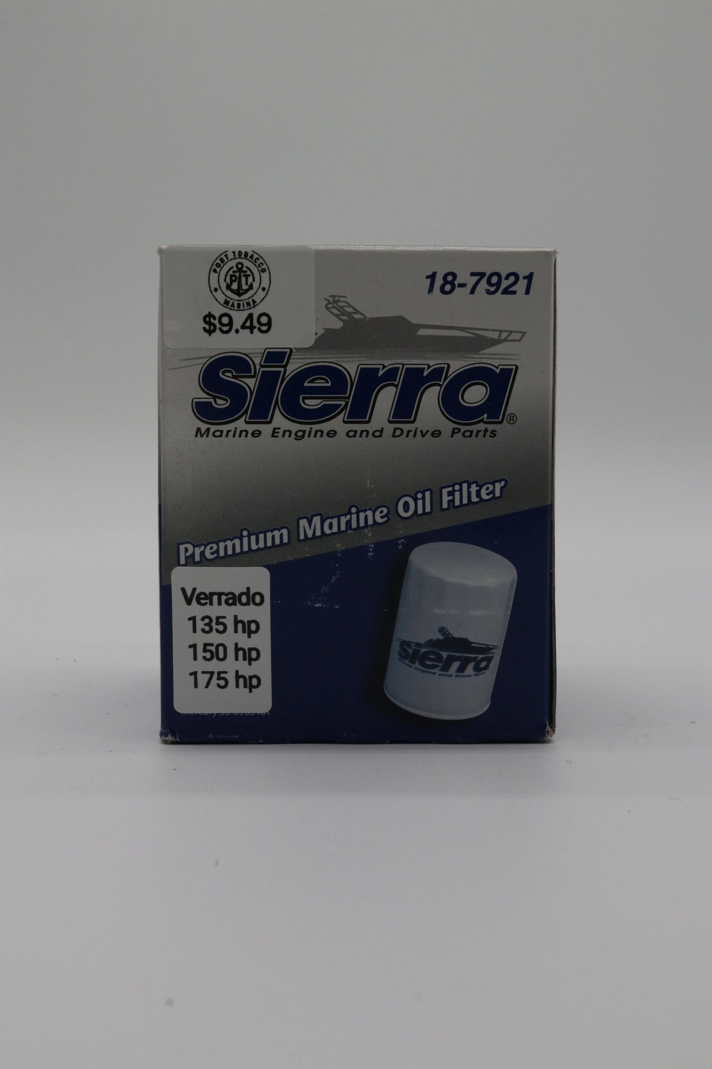 Sierra Premium Marine Oil Filter: Verrado 135 hp, 150 hp, 175 hp