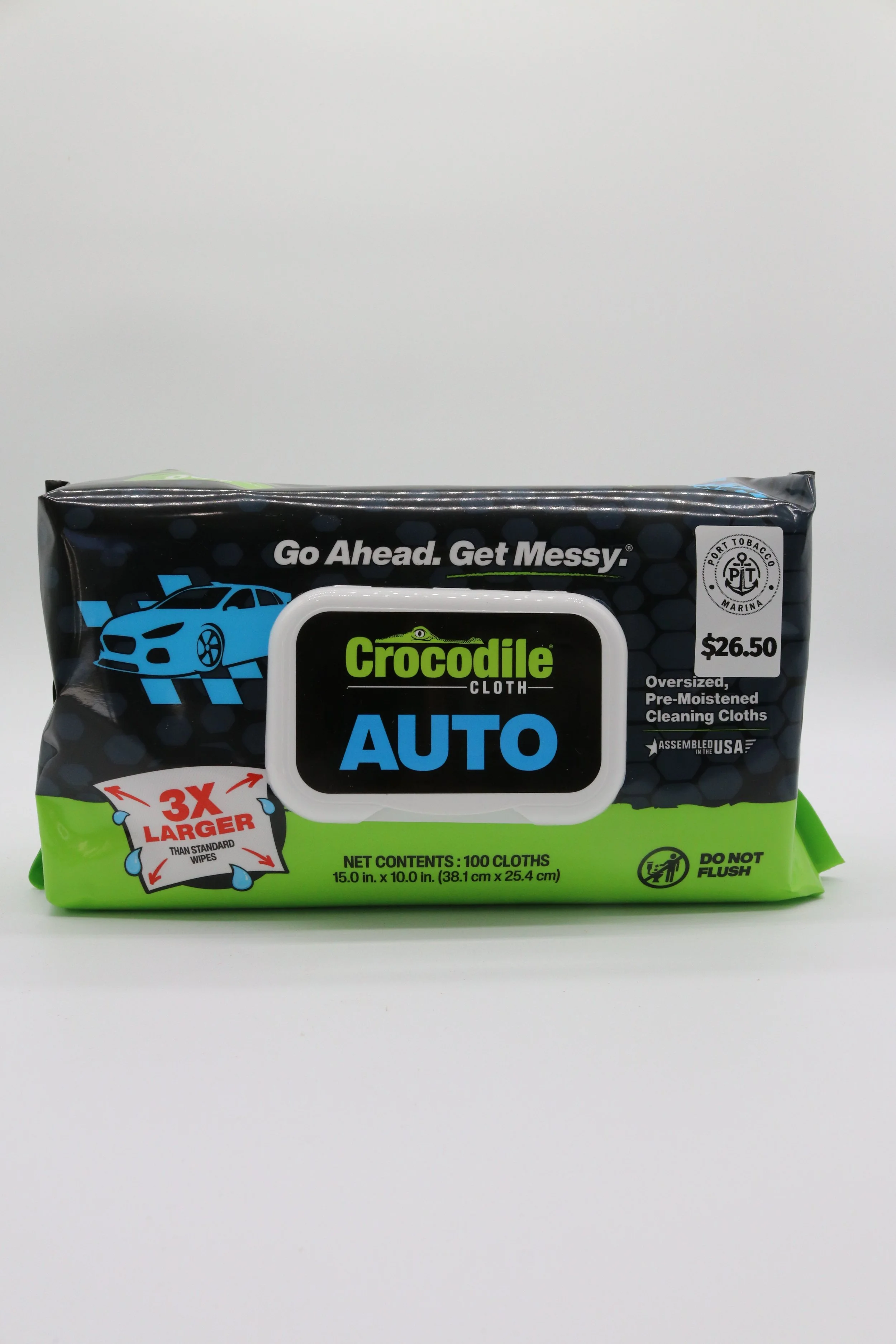 Crocodile Oversided Pre-Moisted Cleaning Cloths