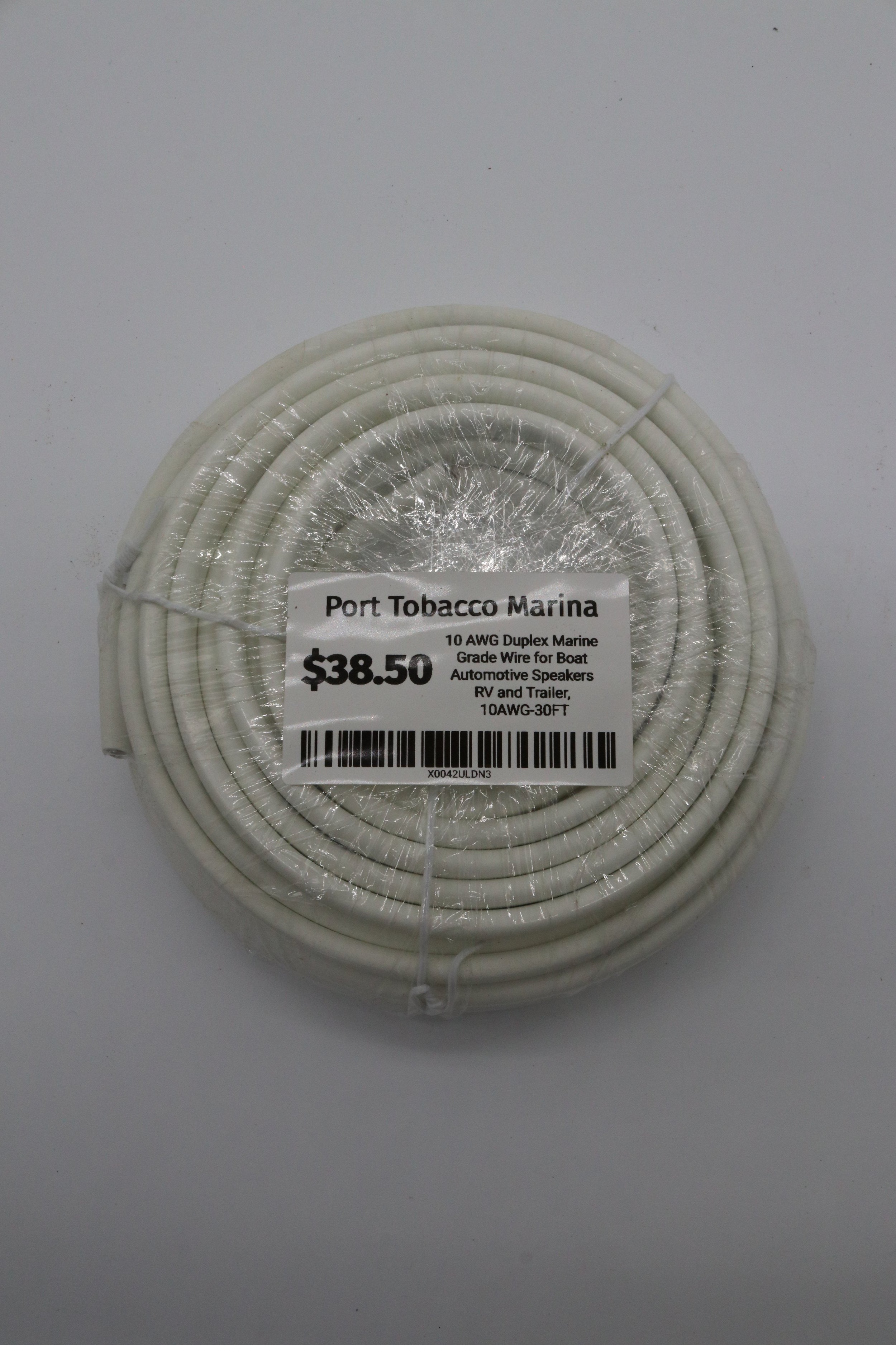 10 AWG Duplex Marine Grade Wire for Boat Automotive Speakers, RV and Trailers