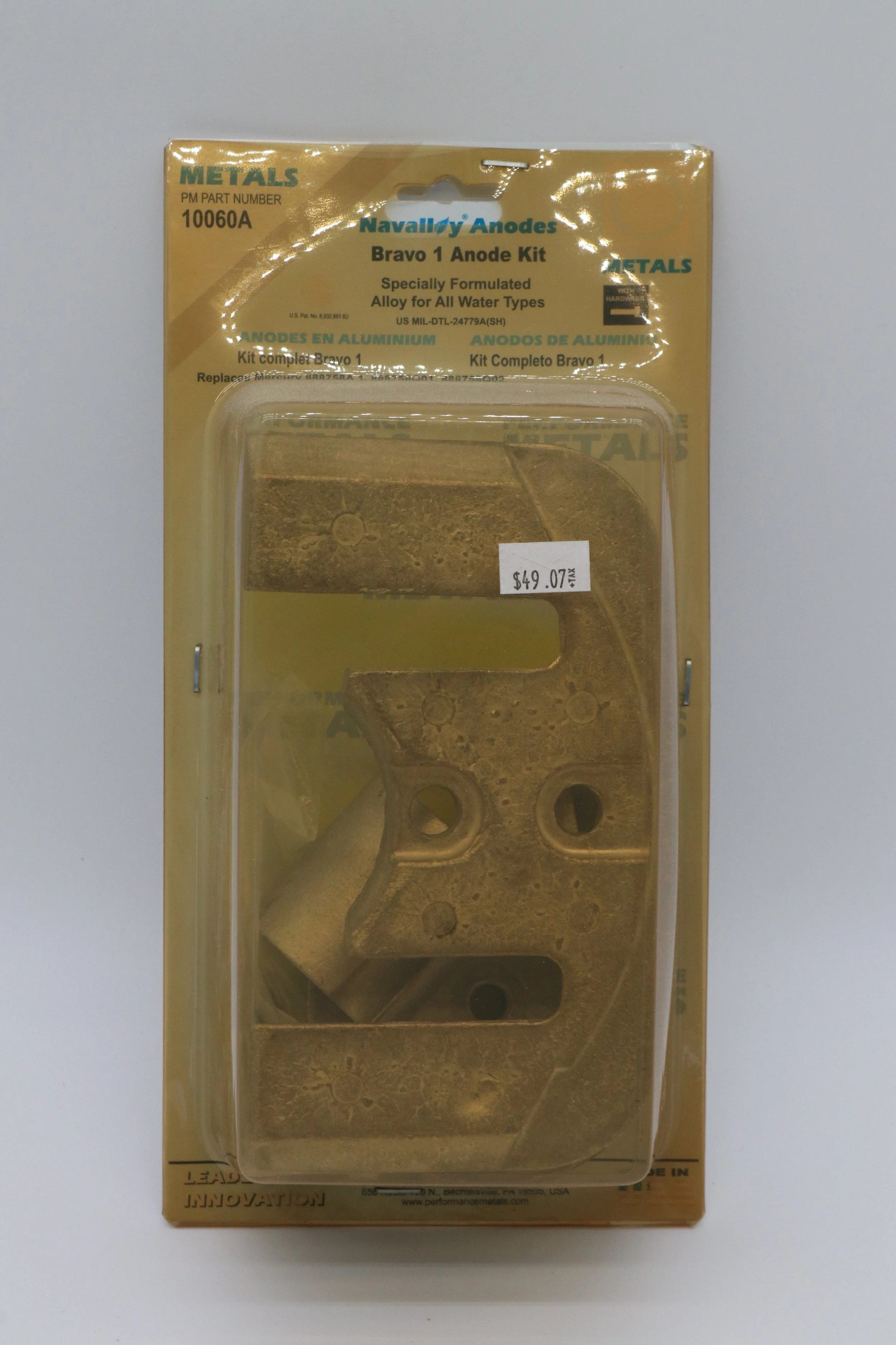 Metals Bravo 1 Anode Kit