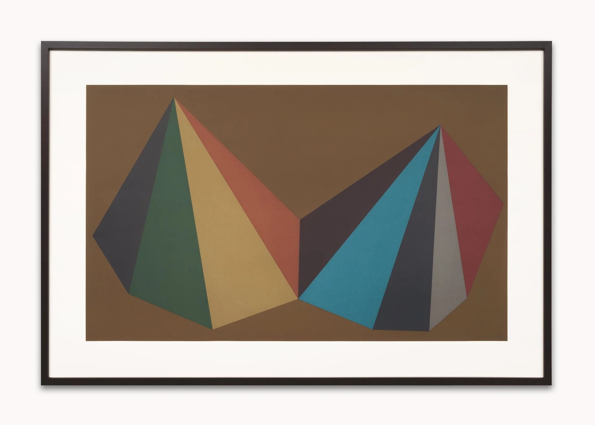 Two Asymmetrical Pyramids by Sol LeWitt — a work acquired through DeGroot Fine Art’s fine art acquisition and collection management consulting services for corporate and private clients.