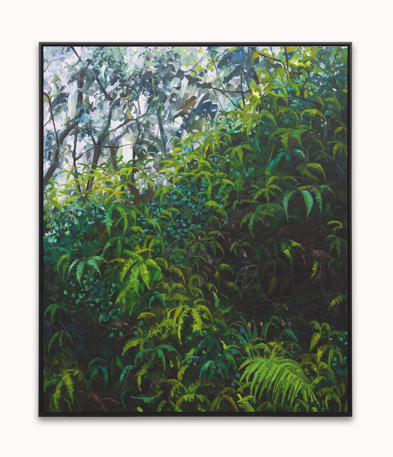 Ferns by Claire Sherman — a work acquired through DeGroot Fine Art’s fine art acquisition and collection management consulting services for corporate and private clients.