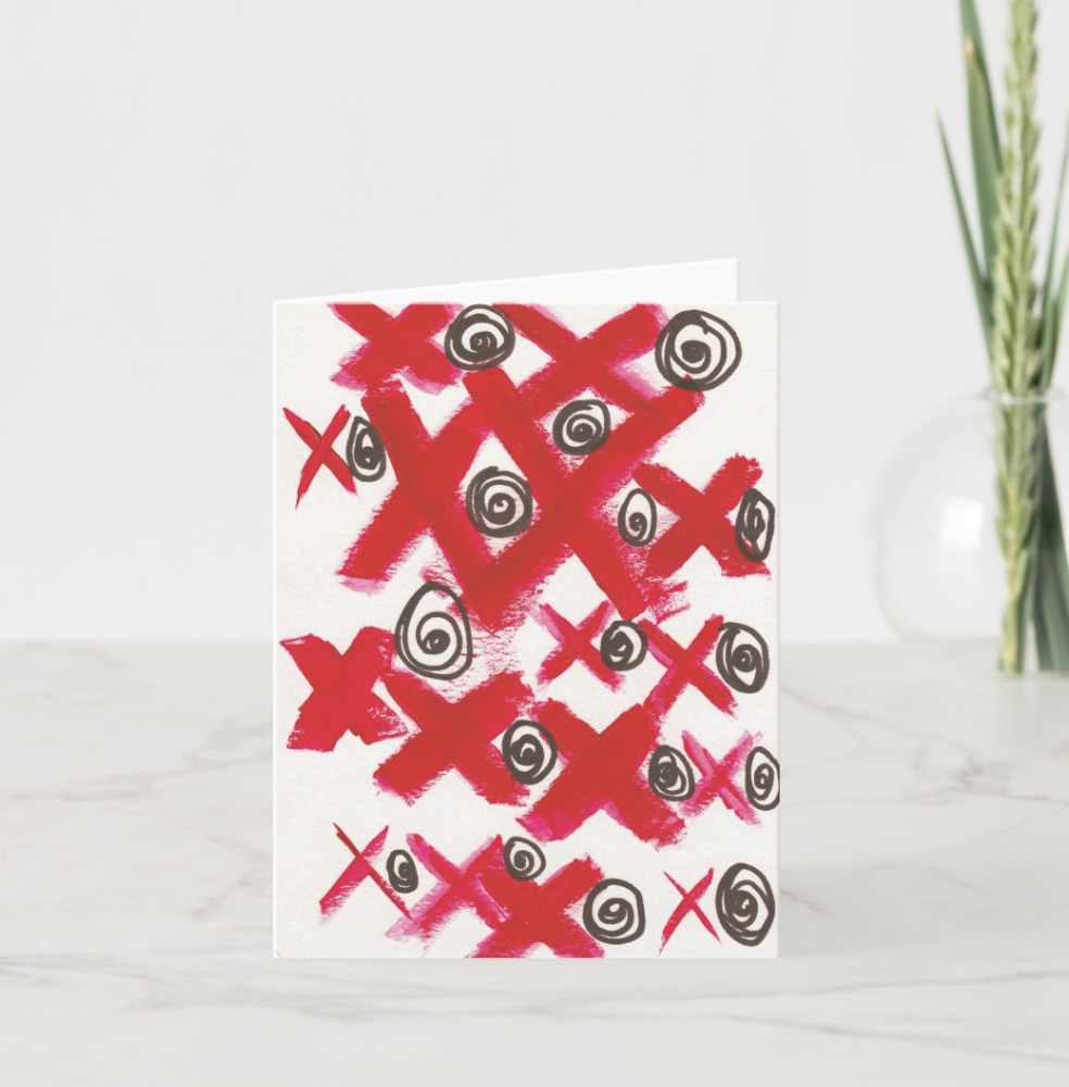 Overthinking You – Premium 4" x 6" Folded Art Card