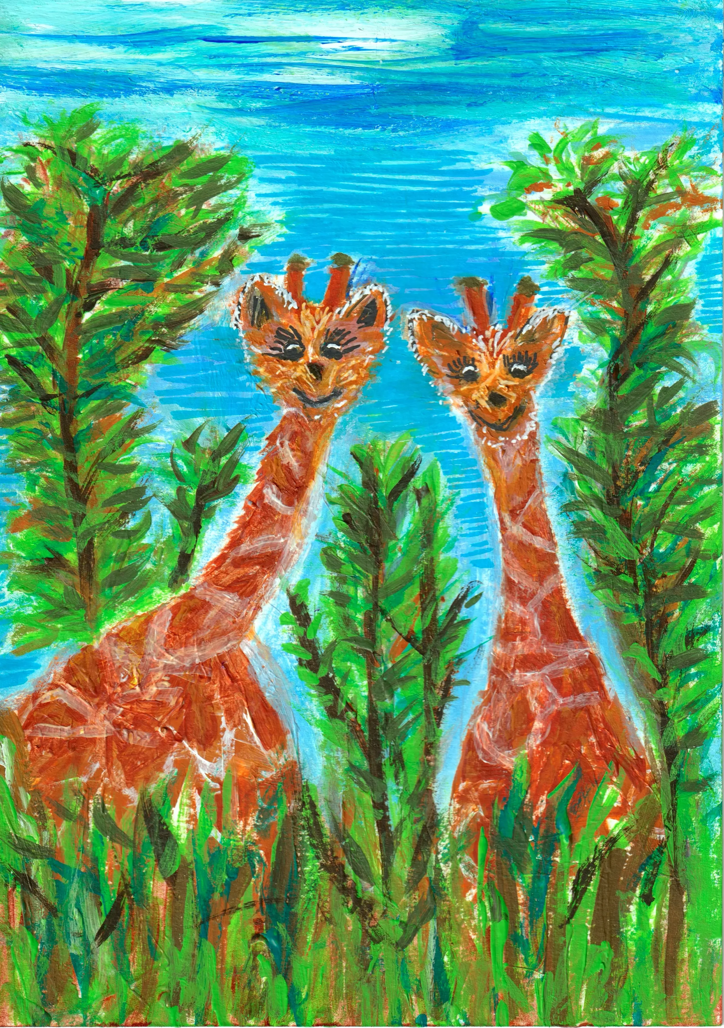 Giraffe Twins