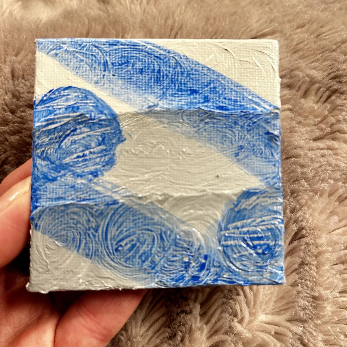 Baby Blue Lace is a throwback to Y2K days when our jeans were bleached and textured