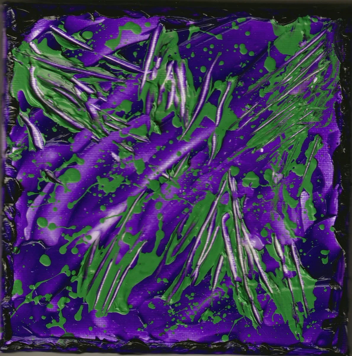 Controlled Chaos is an abstract exploration of momentum and mental energy, this piece reflects the experience of a mind operating at full throttle. Expressive movement and striking contrasts create tension between spontaneity and control.