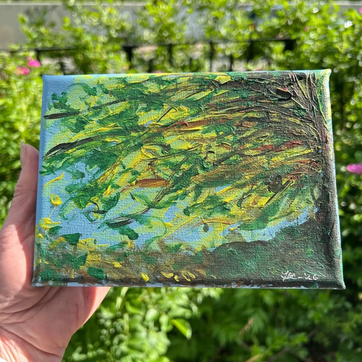 Heather Collis' Easy Breezy is a perfect gift for nature lovers of abstract paintings