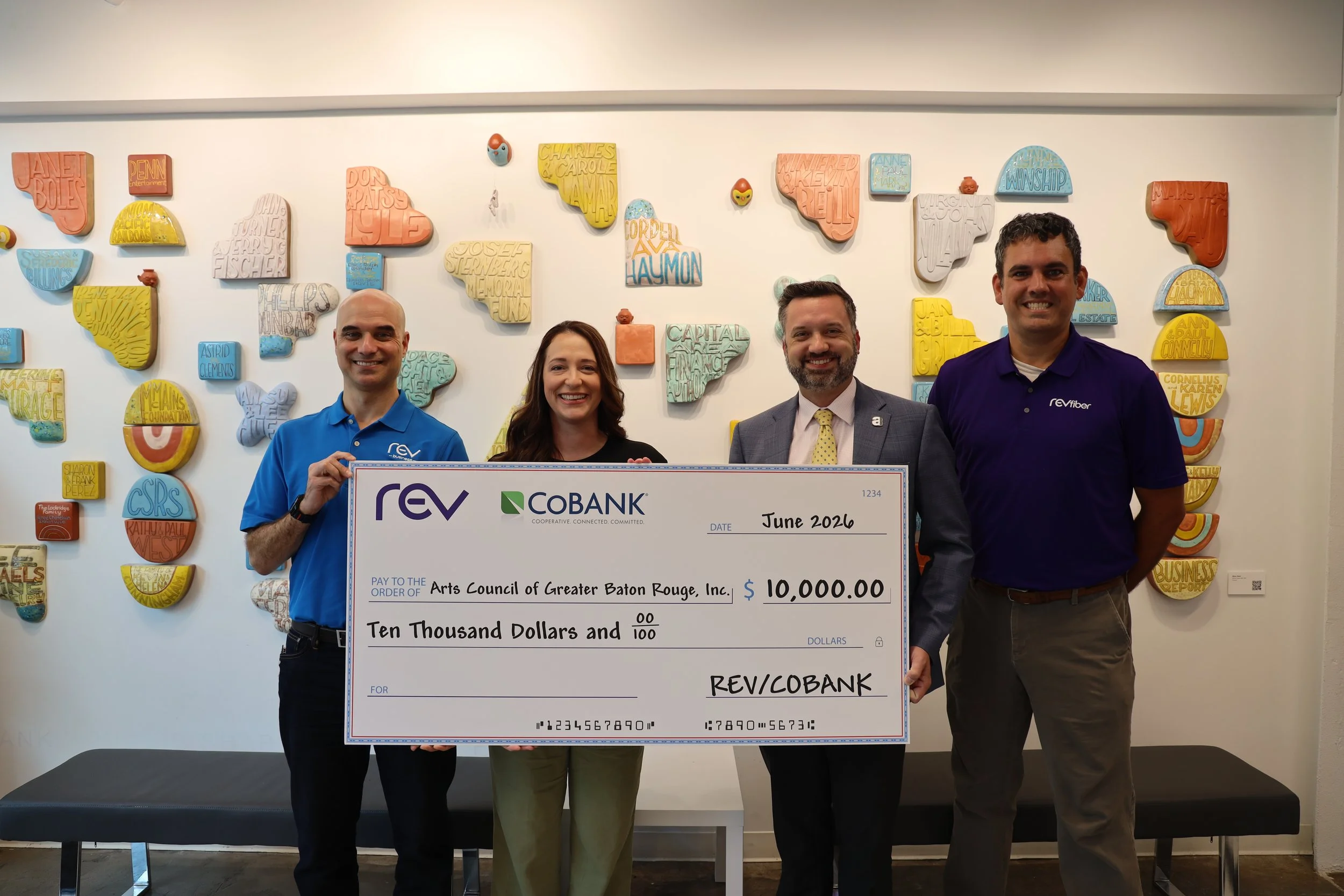 REV and CoBank Invest in the Arts Council Through the Sharing Success Program