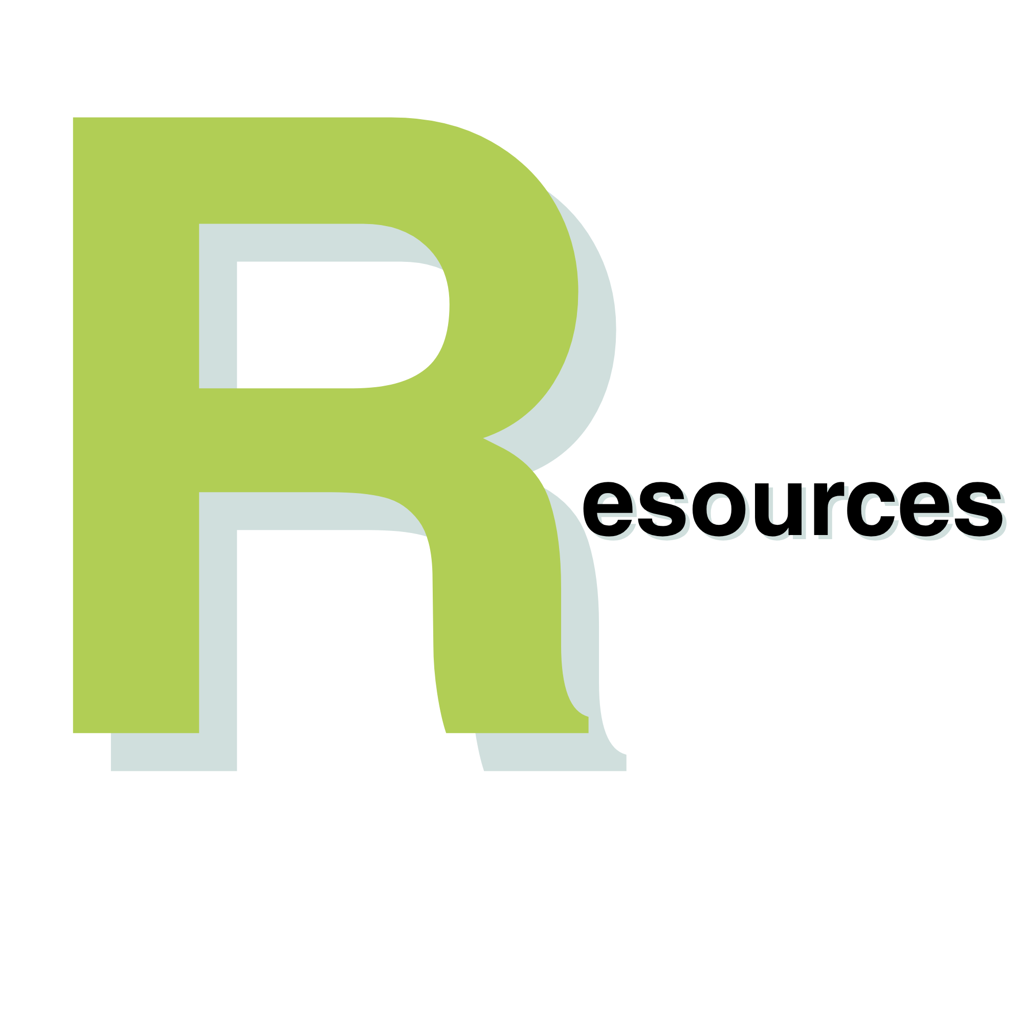 A logo with a large letter B in lime green and gray, with the words 'source' and 'resources' written to the right.