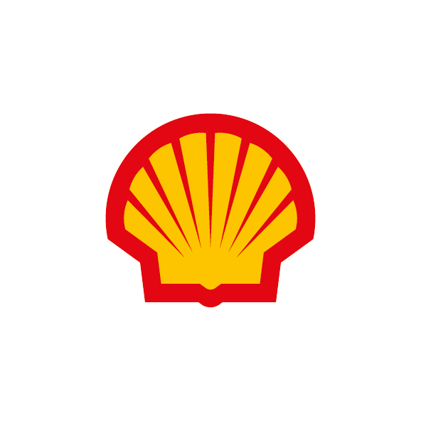 Shell logo with yellow shell and red outline.