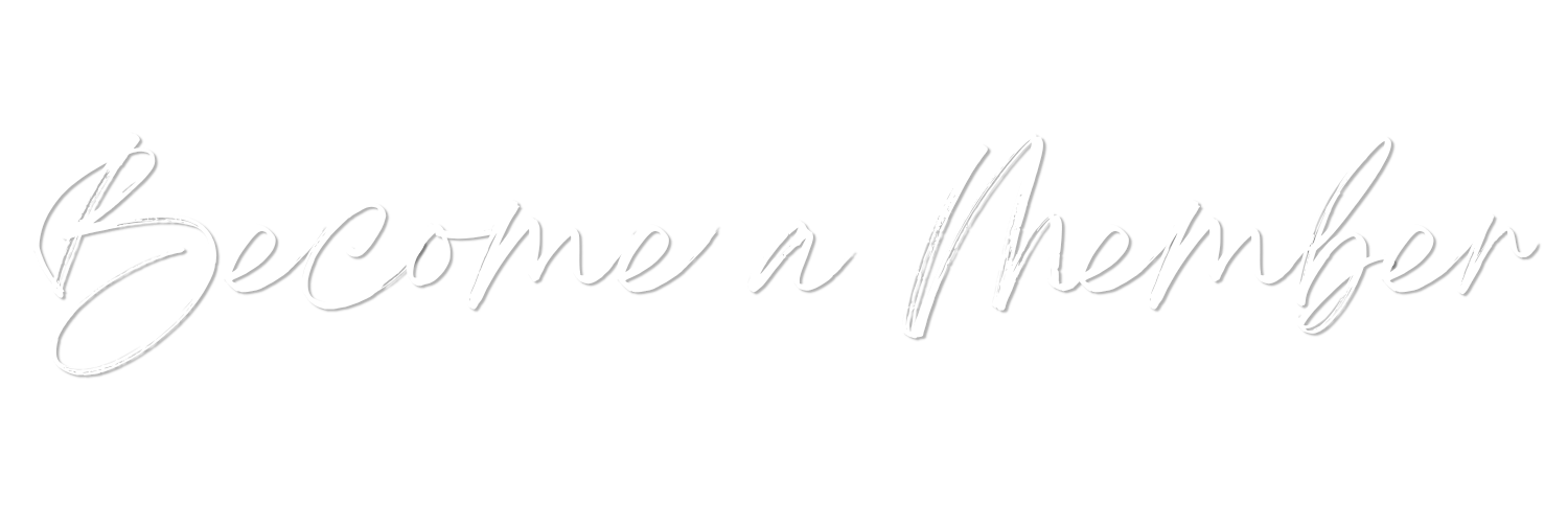 Text that says, 'Become a Member' in white cursive font on a black background.