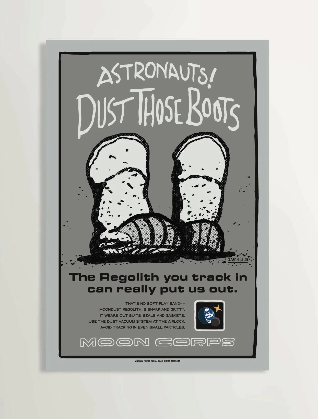"Dust Those Boots" 8x12 Inch Art Print Poster