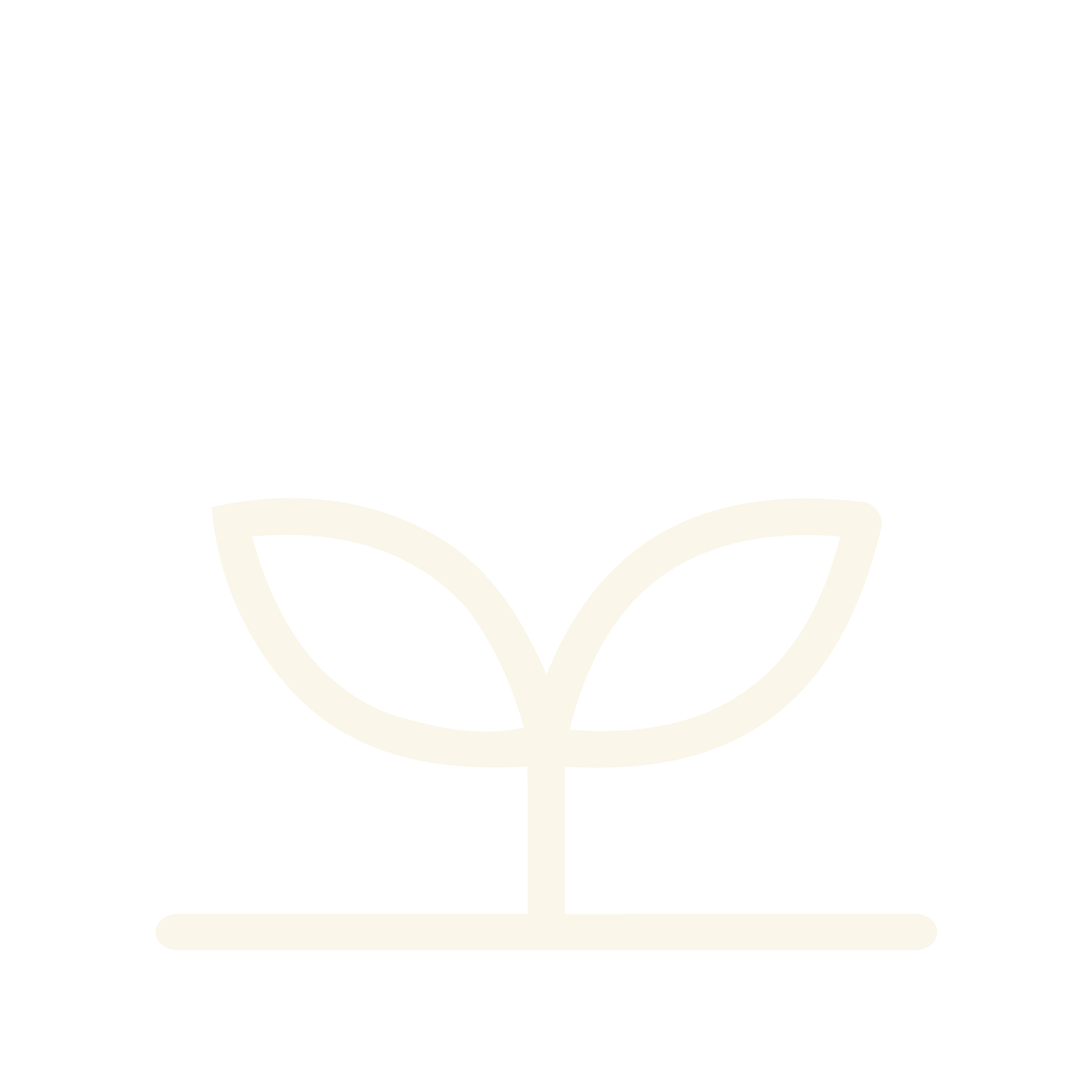1 root and 2 leaves growing from the ground