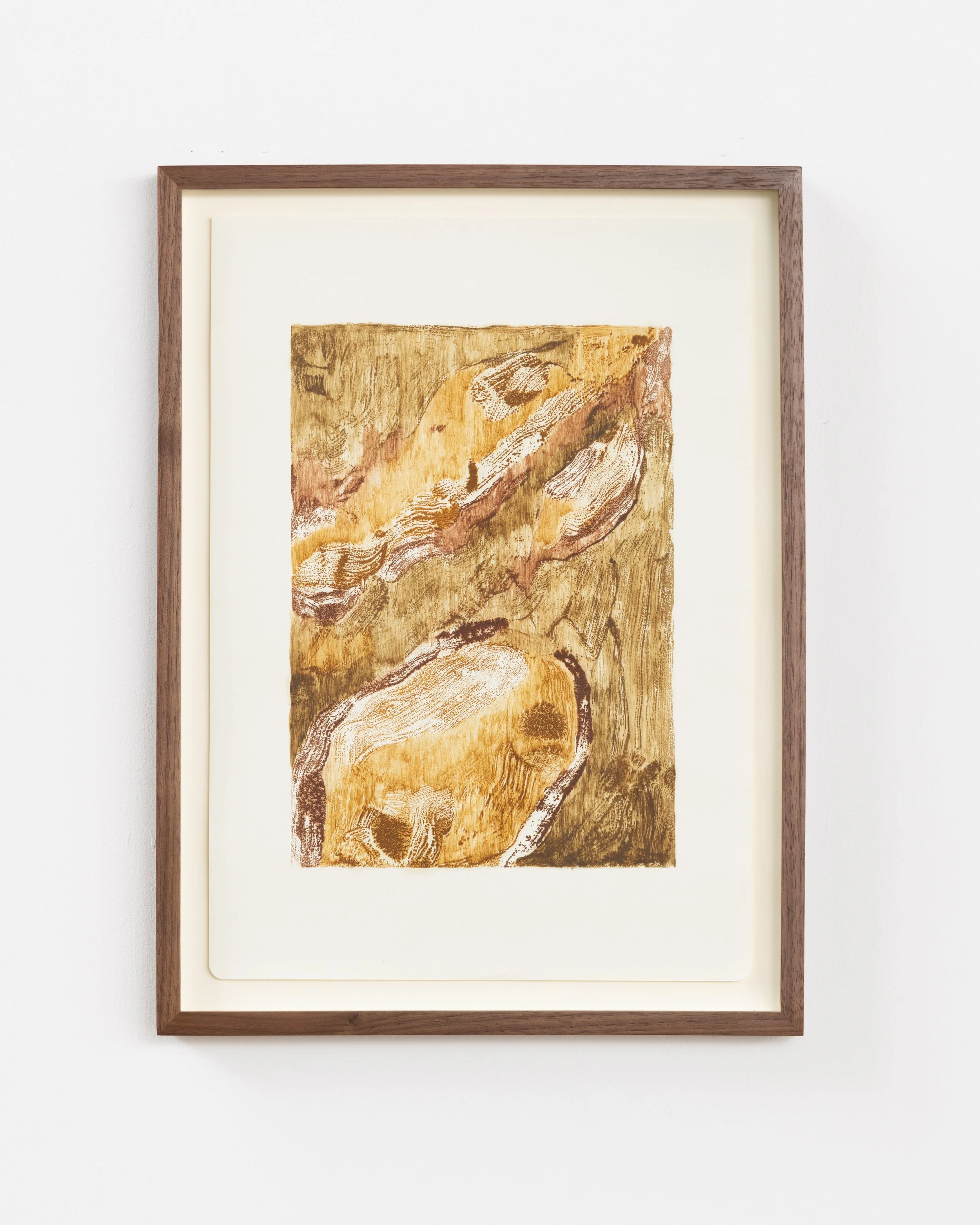 Clods Forming Clusters II, earth pigments on paper.jpg