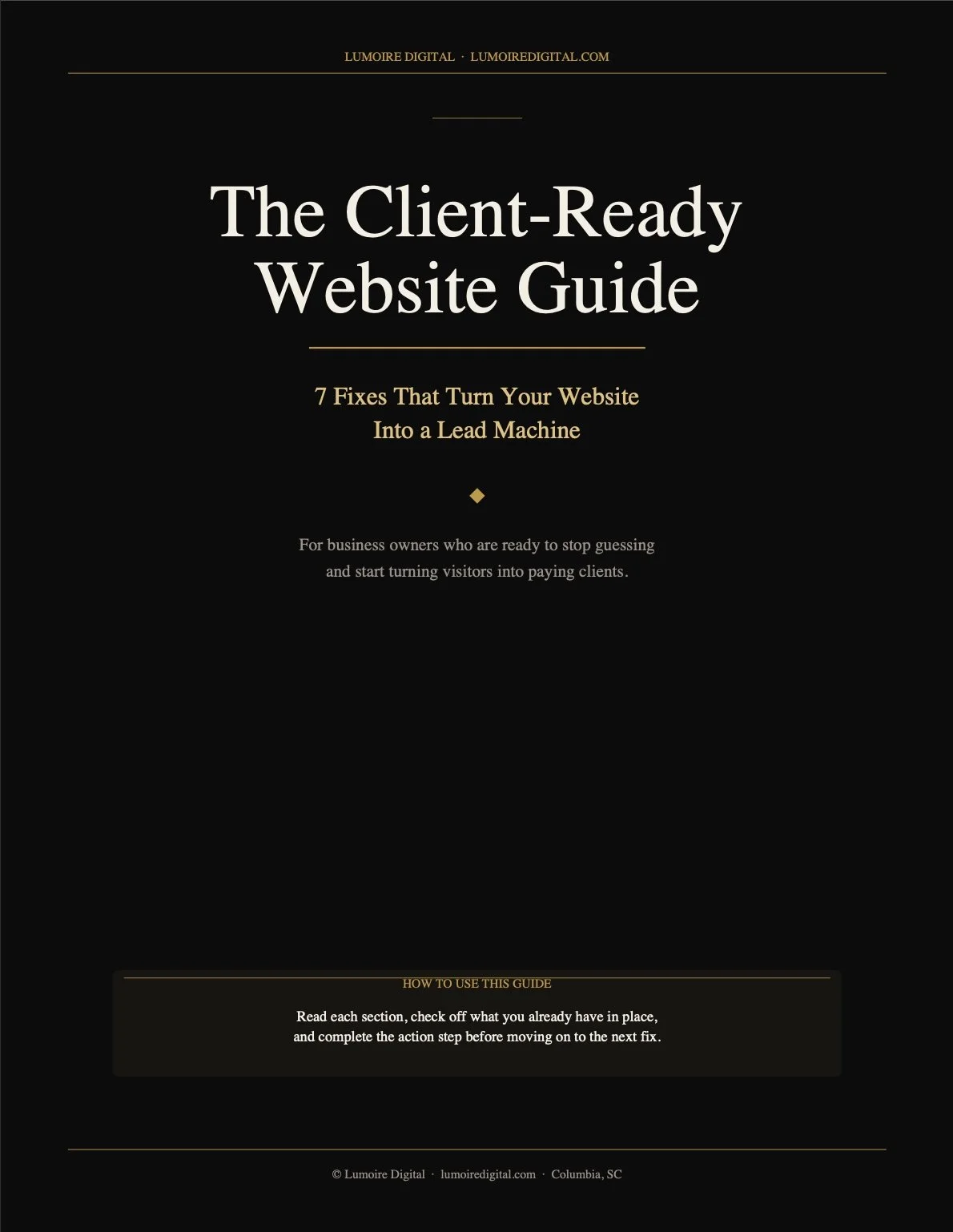 The Client-Ready Website Guide