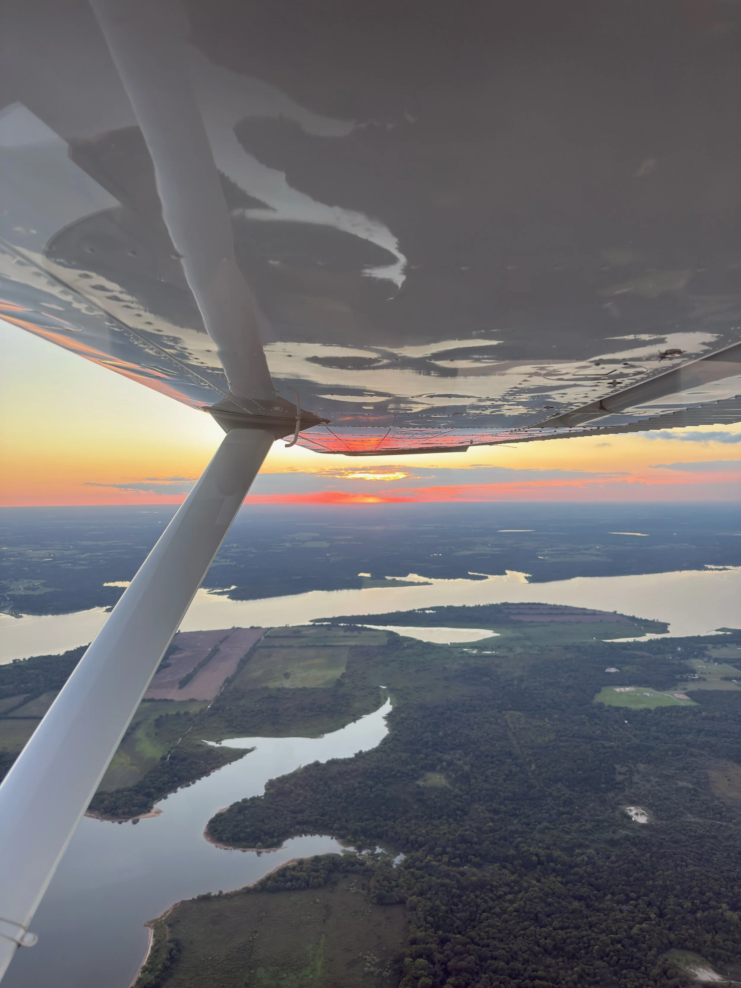 Sunset over Lake Texoma