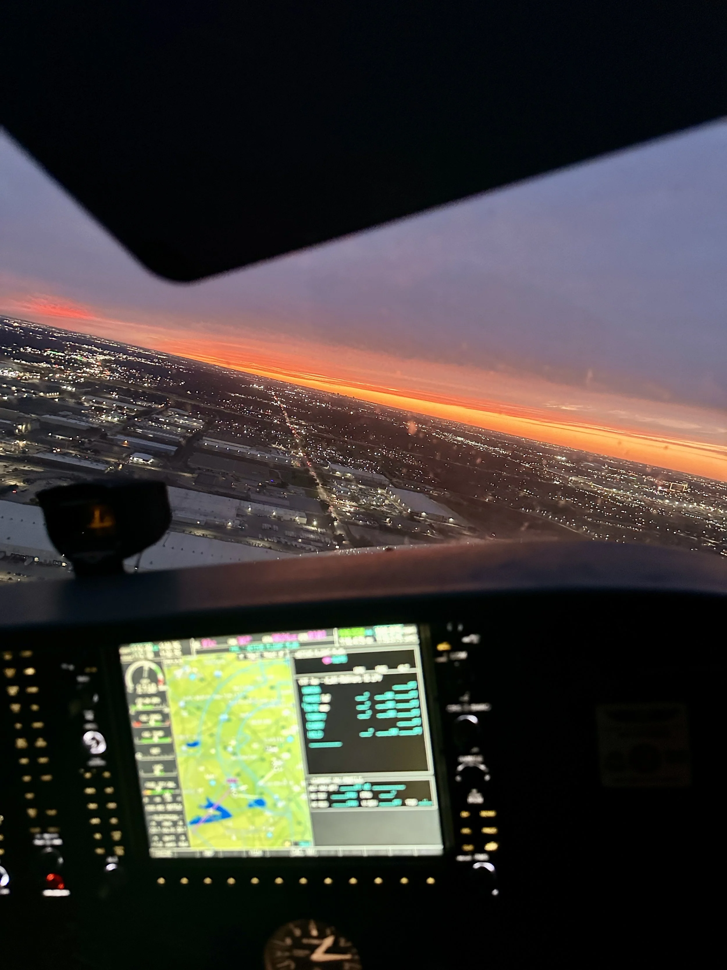 Base to final over Grand Prairie