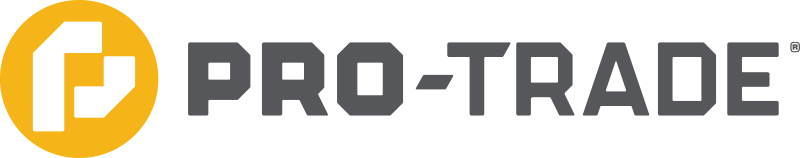 Pro-Trade logo with a yellow circle and black stylized letter 'P' inside.