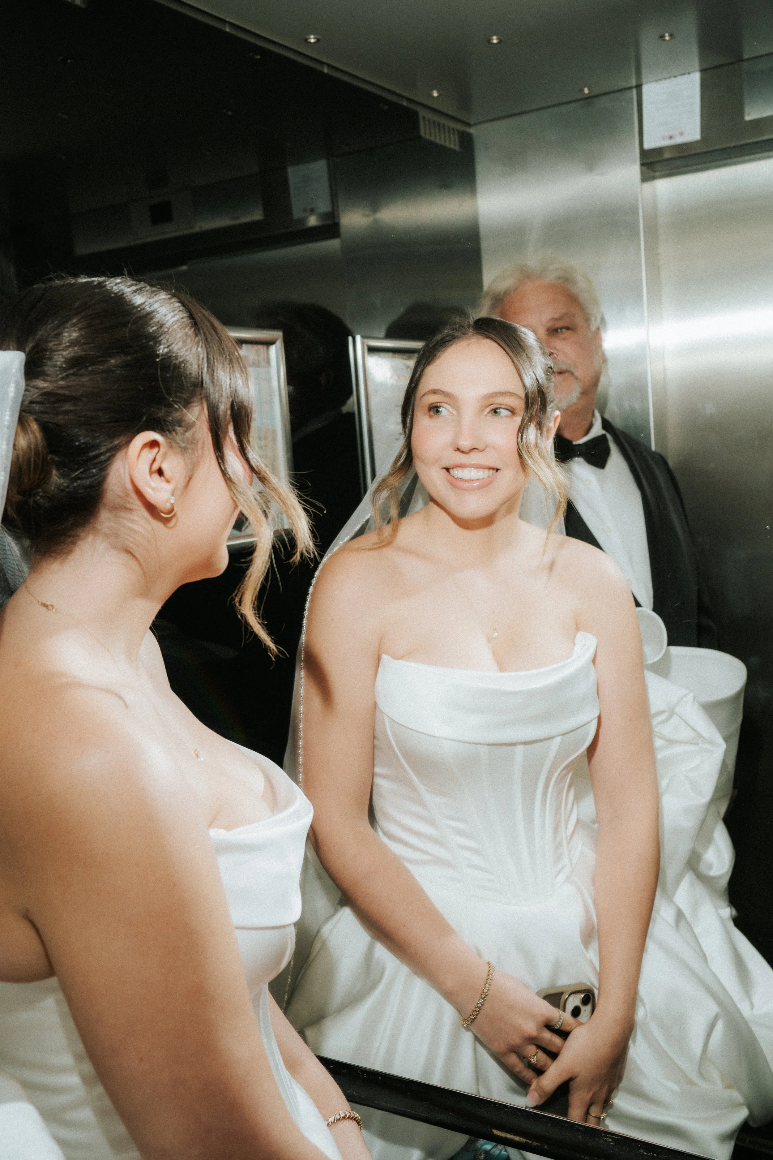 Emotional wedding moment captured without posing or direction