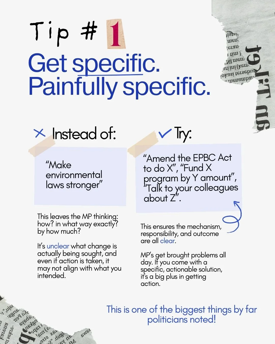 Educational Instagram post for FOREAustralia