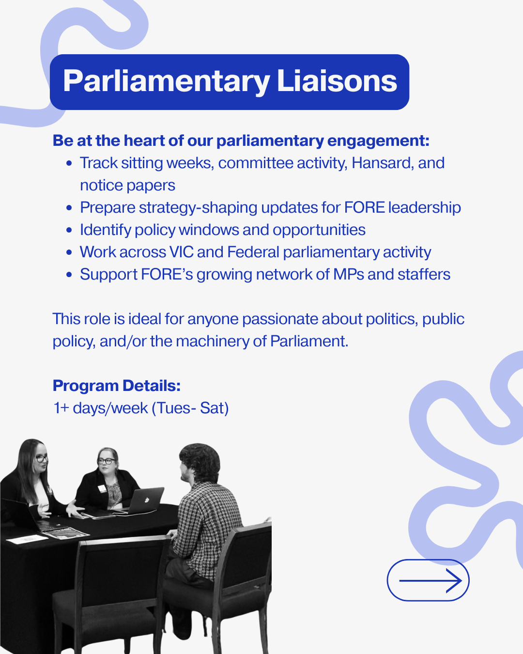 Recruitment LinkedIn and Instagram Post for FOREAustralia