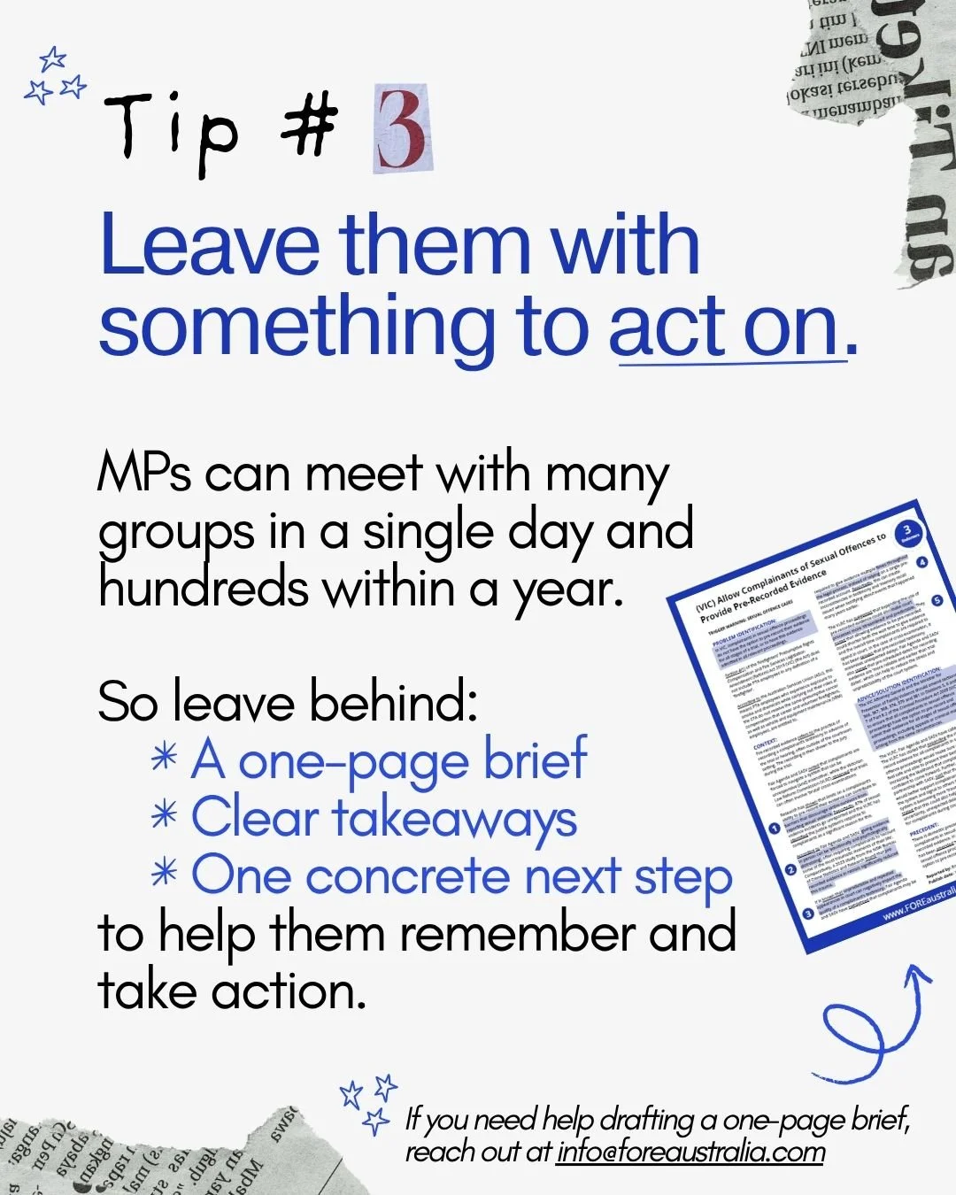 Educational Instagram post for FOREAustralia