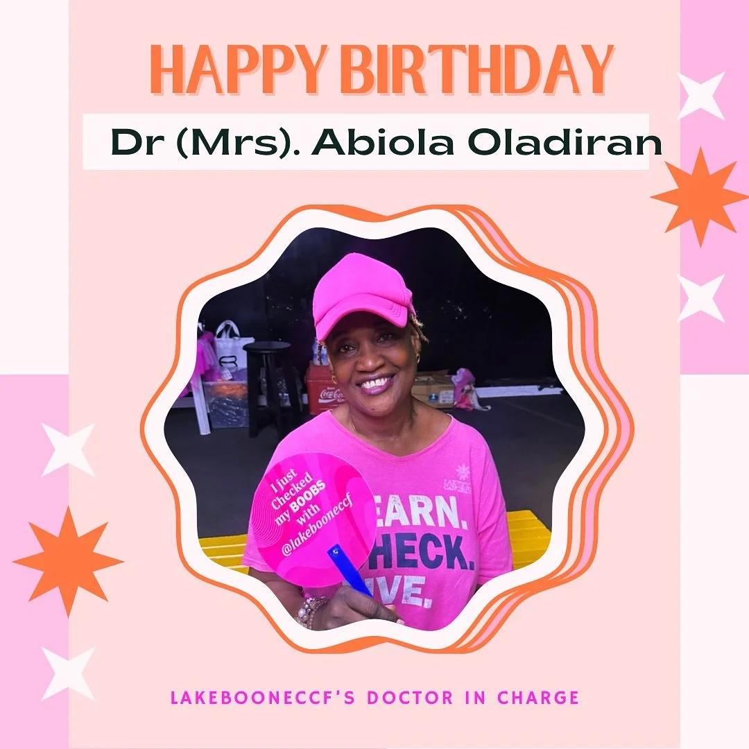 💓 Happy Birthday our amazing doctor in charge @emiolaoladiran 

Thank you for all you do and your services in public health and fighting against the incidence of breast cancer. We love you dearly. 💕🩷🩷