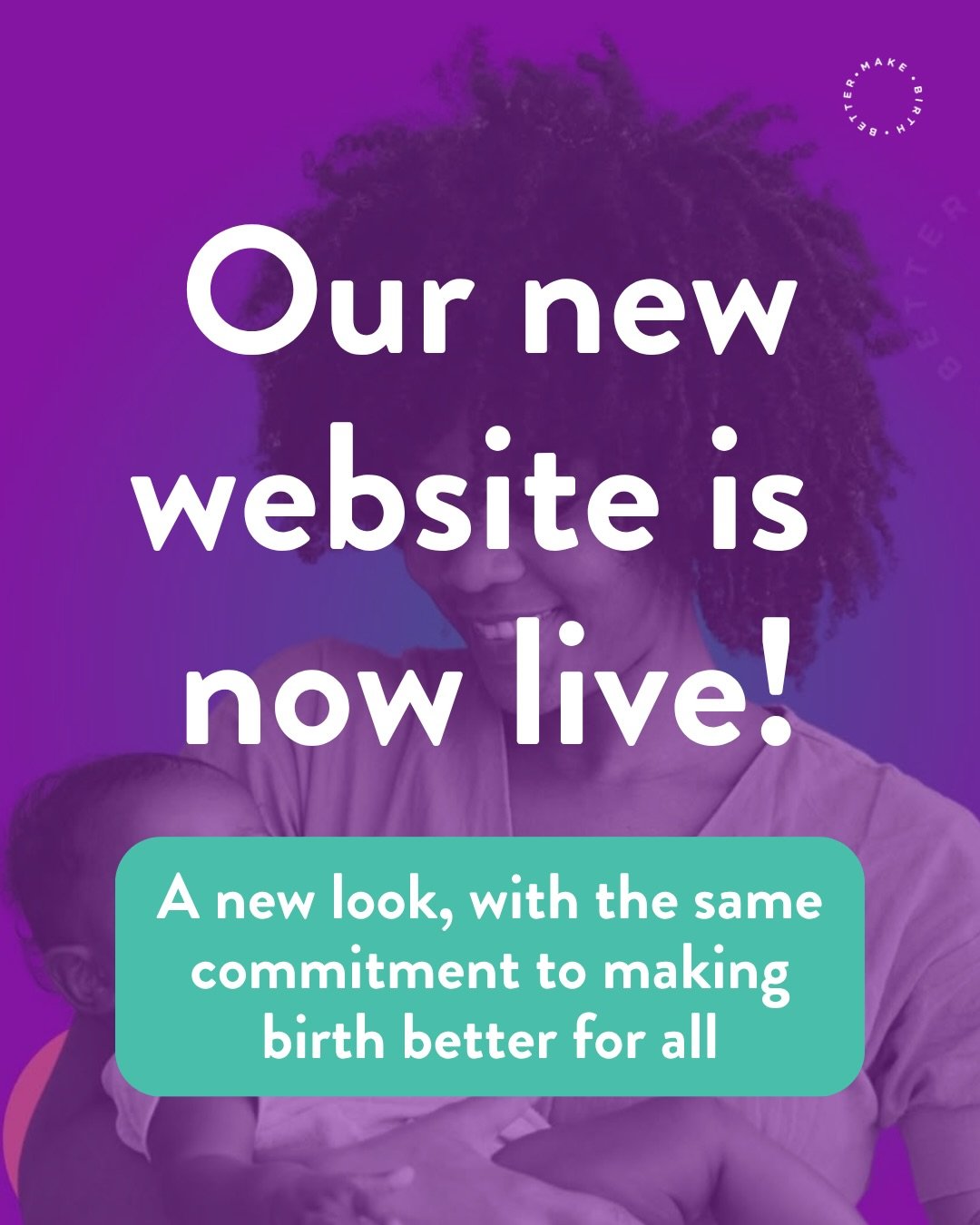 The Make Birth Better team are delighted to announce the launch of our brand new website! 🎉

Over the past year, we have been working with Amy Walker @amywalker.co to develop and transform the Make Birth Better website, creating a platform that bett