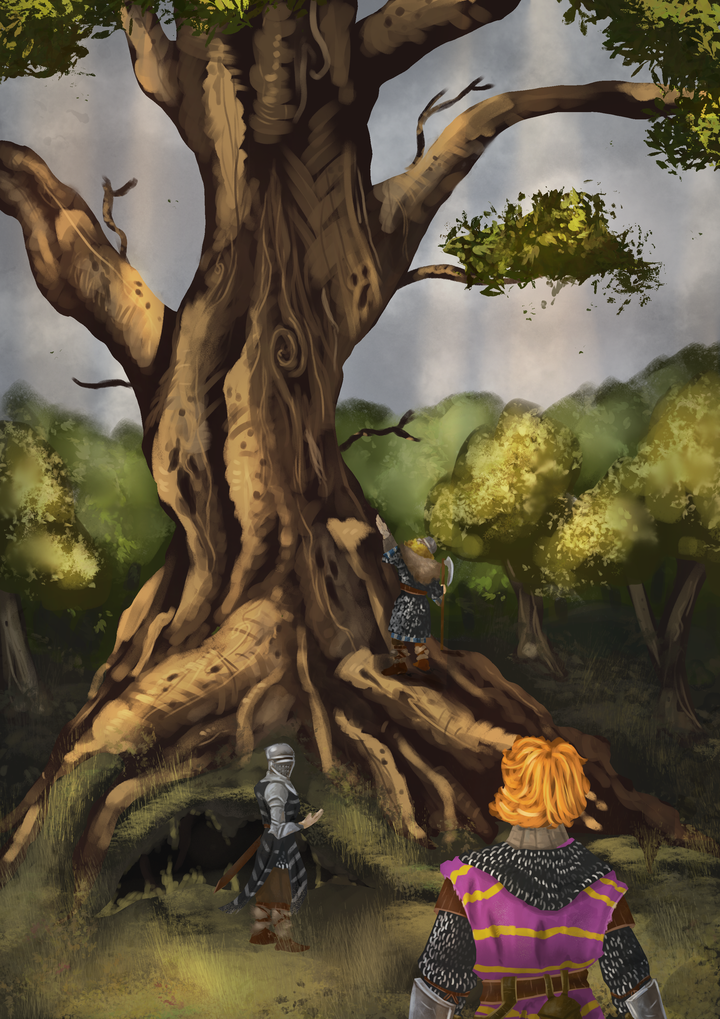 Cover Illustration For "The Tree Hazardous"