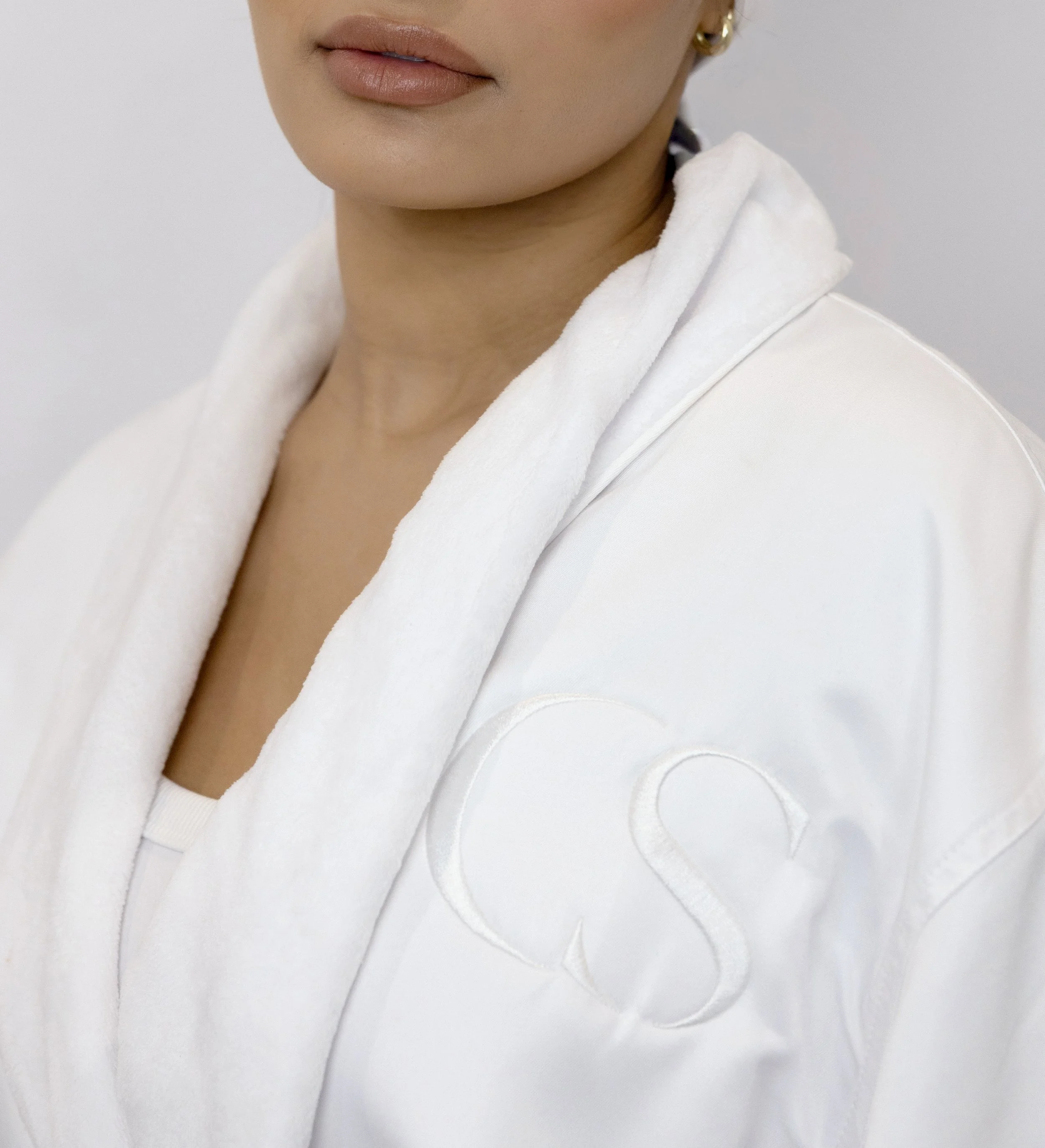 Branded Plush Robe