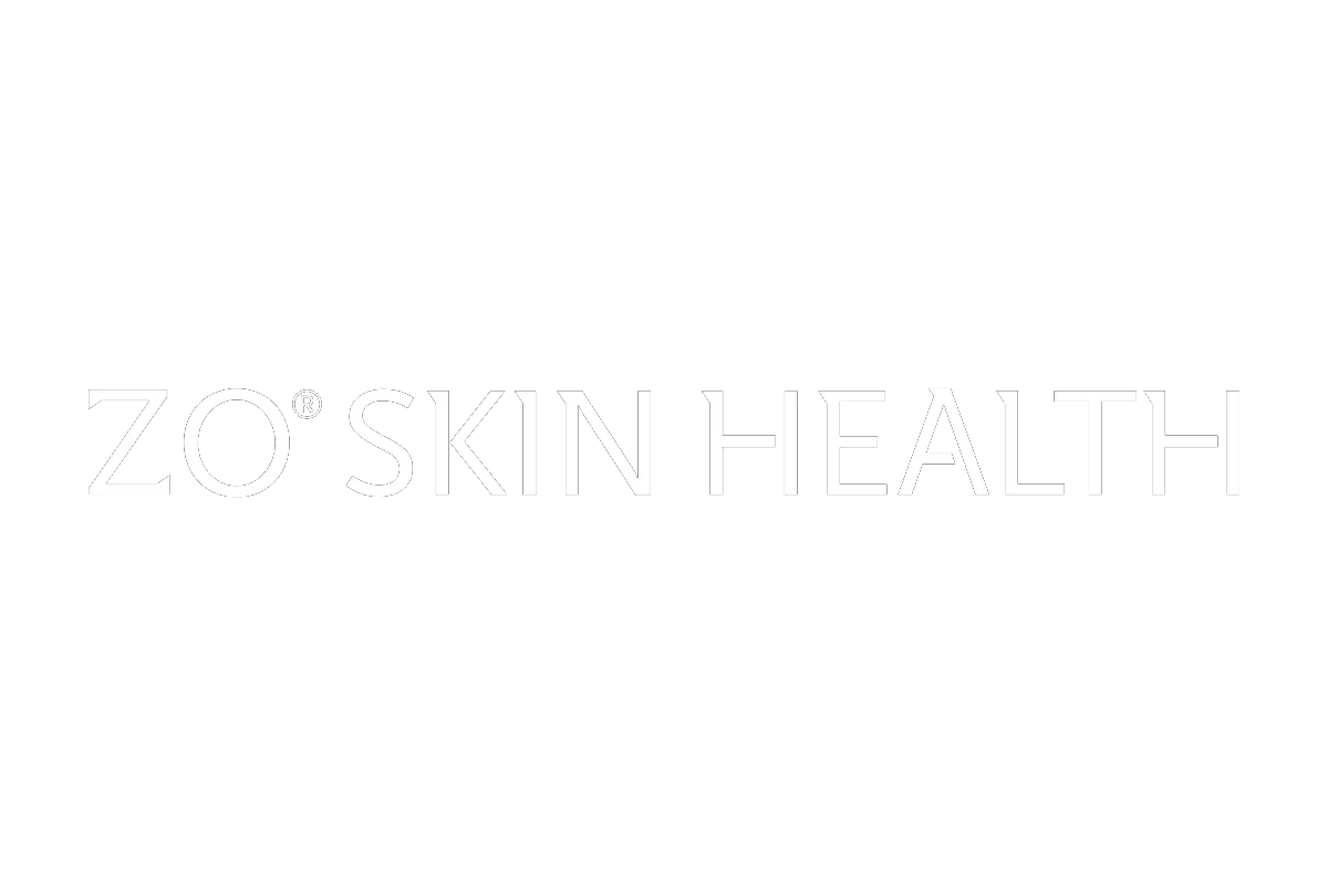 ZO Skin Health logo in white text on a black background.