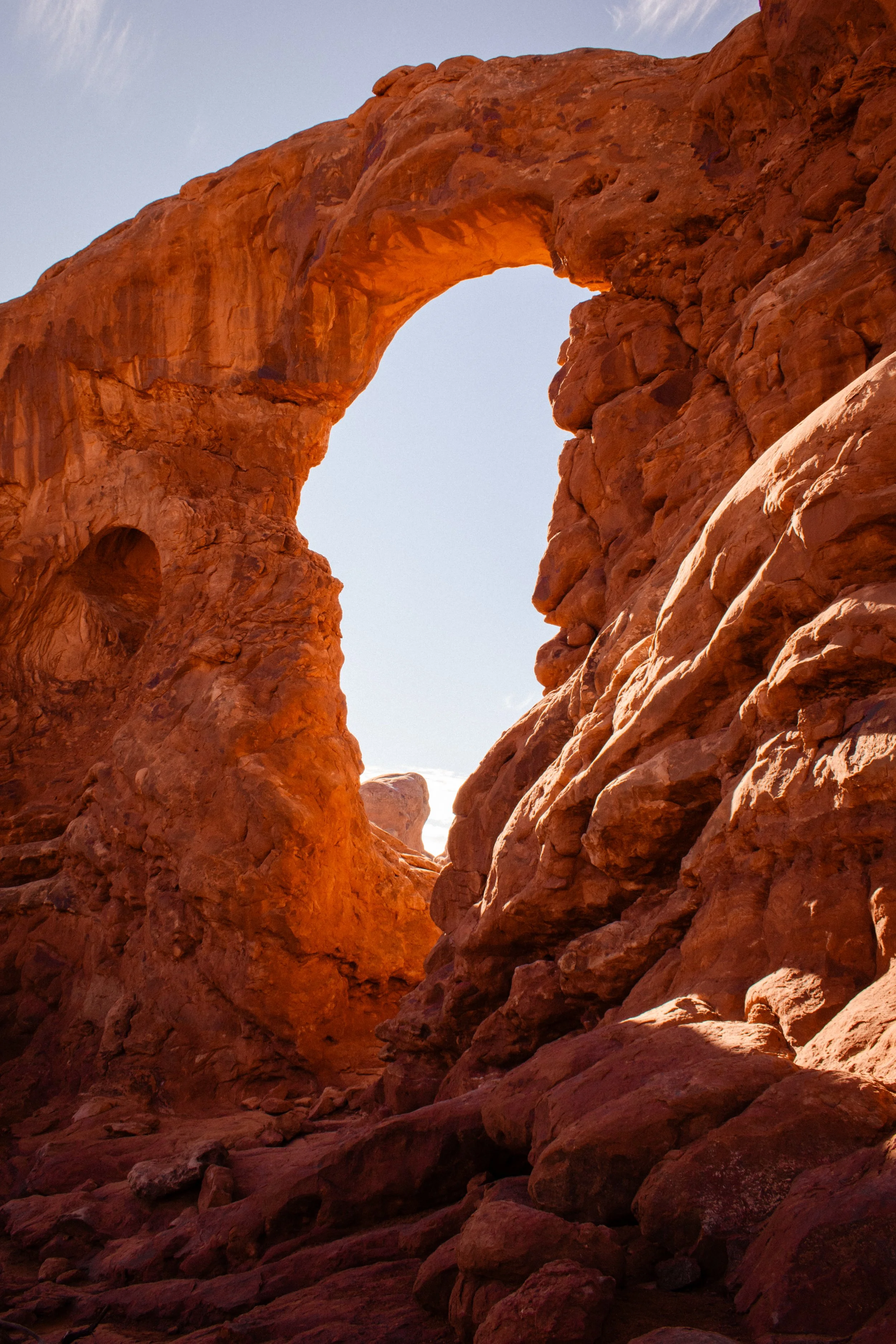 Arches National Park, one of the most iconic locations in the American Southwest. These hundred-foot-tall stone arches will captivate your soul.