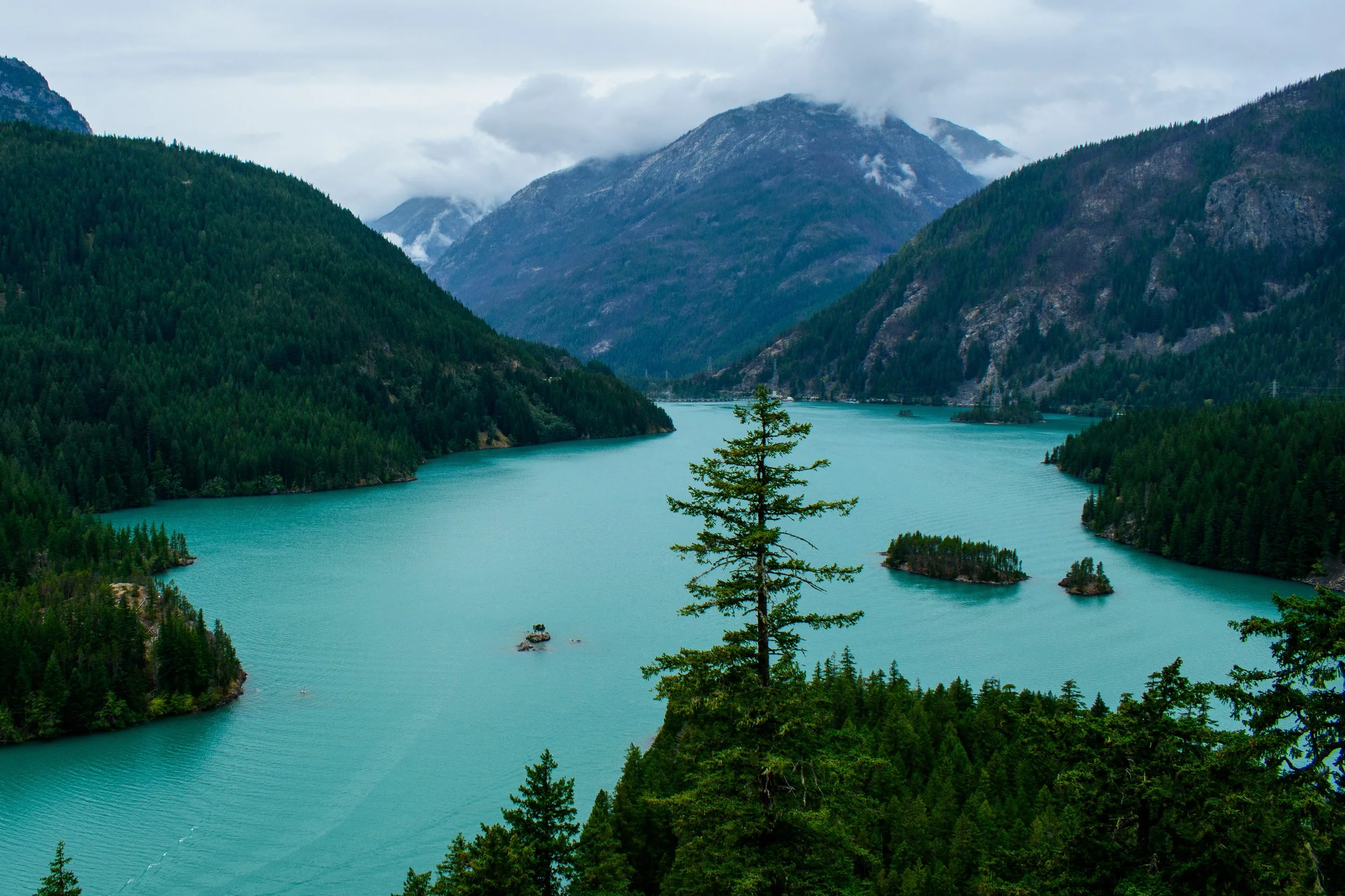 A blue I never dreamt could be real, the glacier lakes of North Cascades National Park.