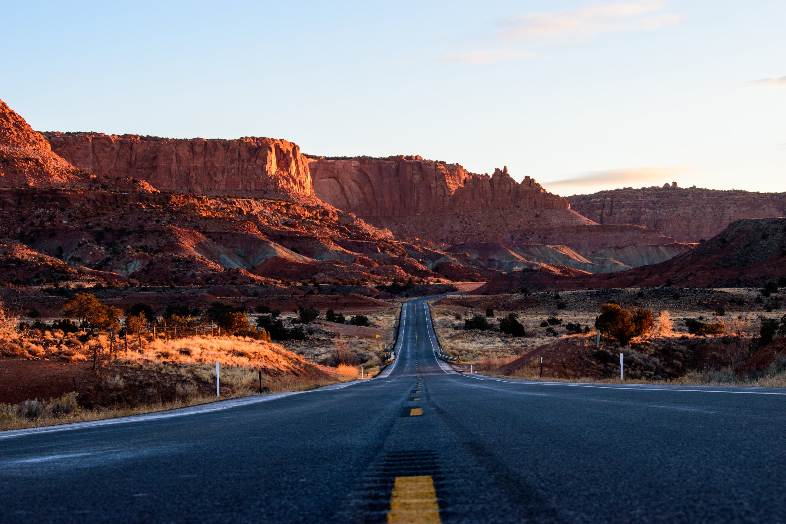 The unparalleled scenes of driving amongst the red rocks of Utah at sunrise. Escalante will forever hold a special place in my heart, and should be a bucket lister for you too!