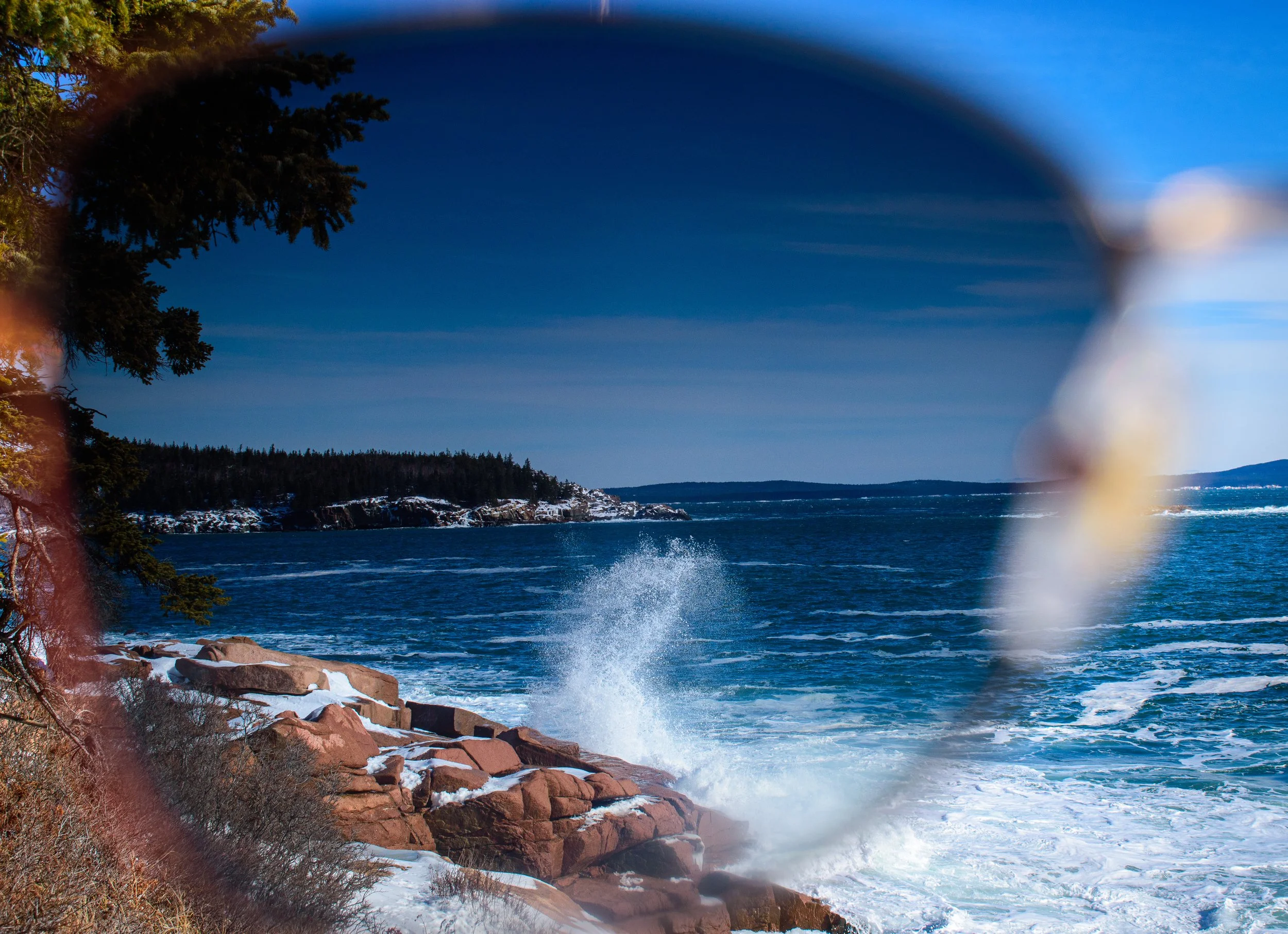 Sea foam through aviators, come along, see what I see in person!