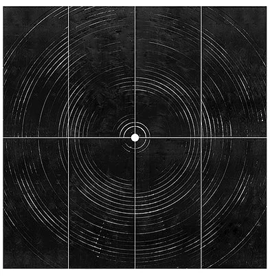 "SPIN" 16' x 16' multi-panel relief print